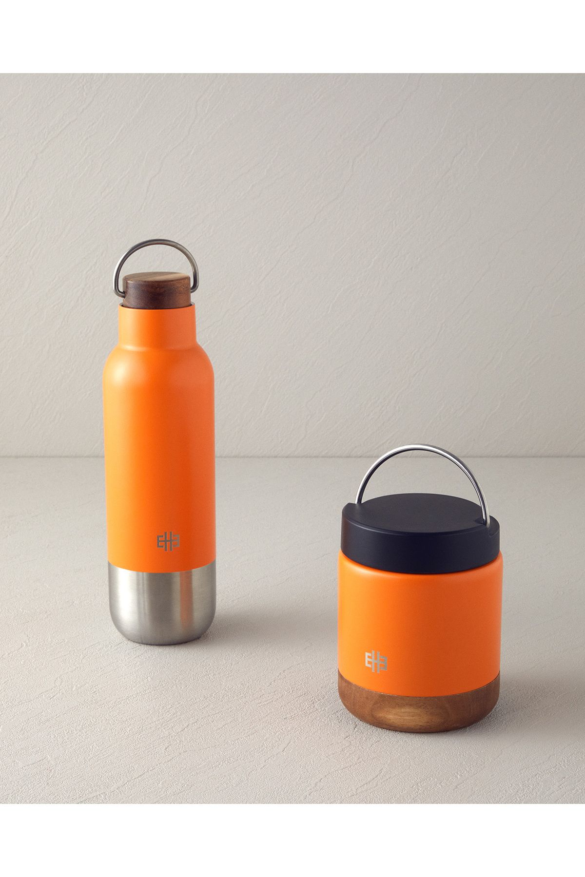 English Home-Orange 400 ml Storage Thermos - Stainless Steel Balance 4