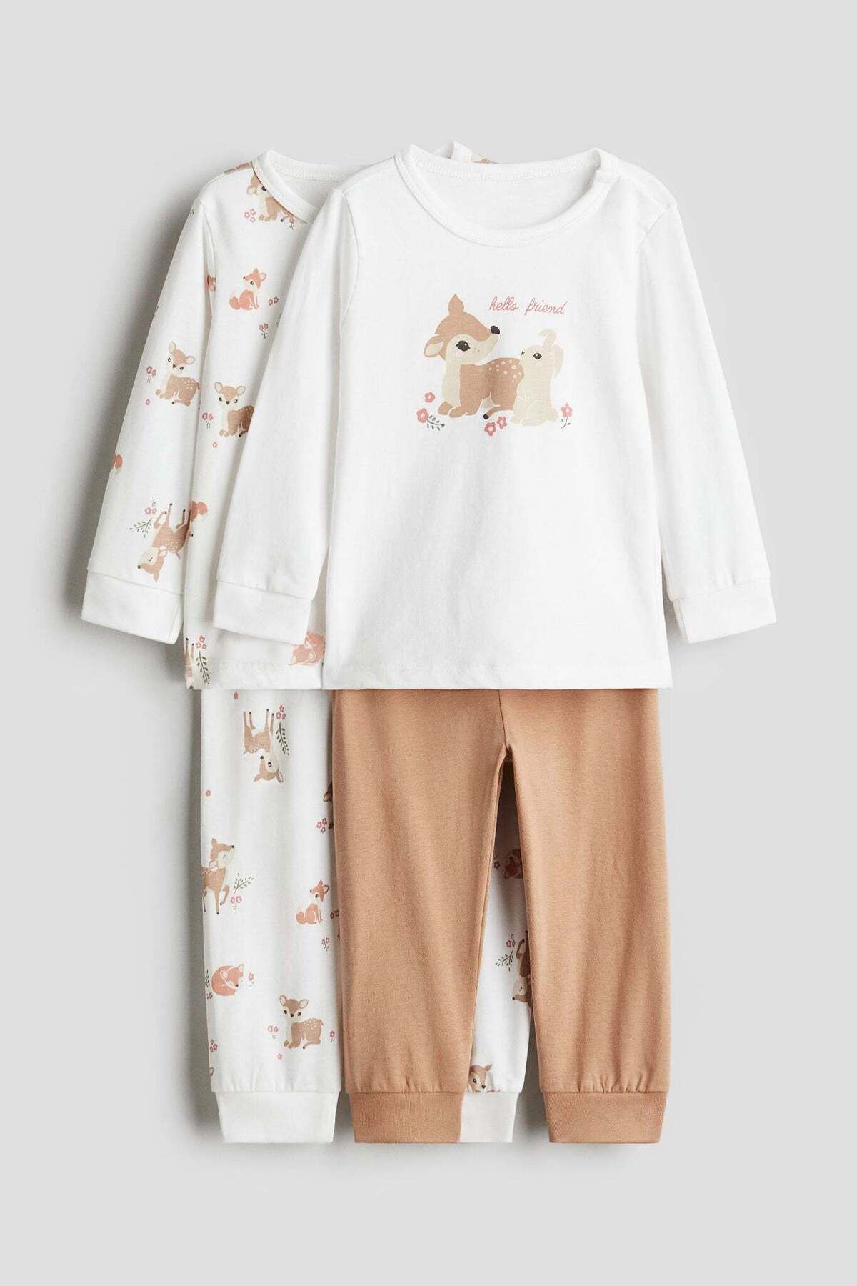 H&M-2-pack printed cotton pyjamas 2