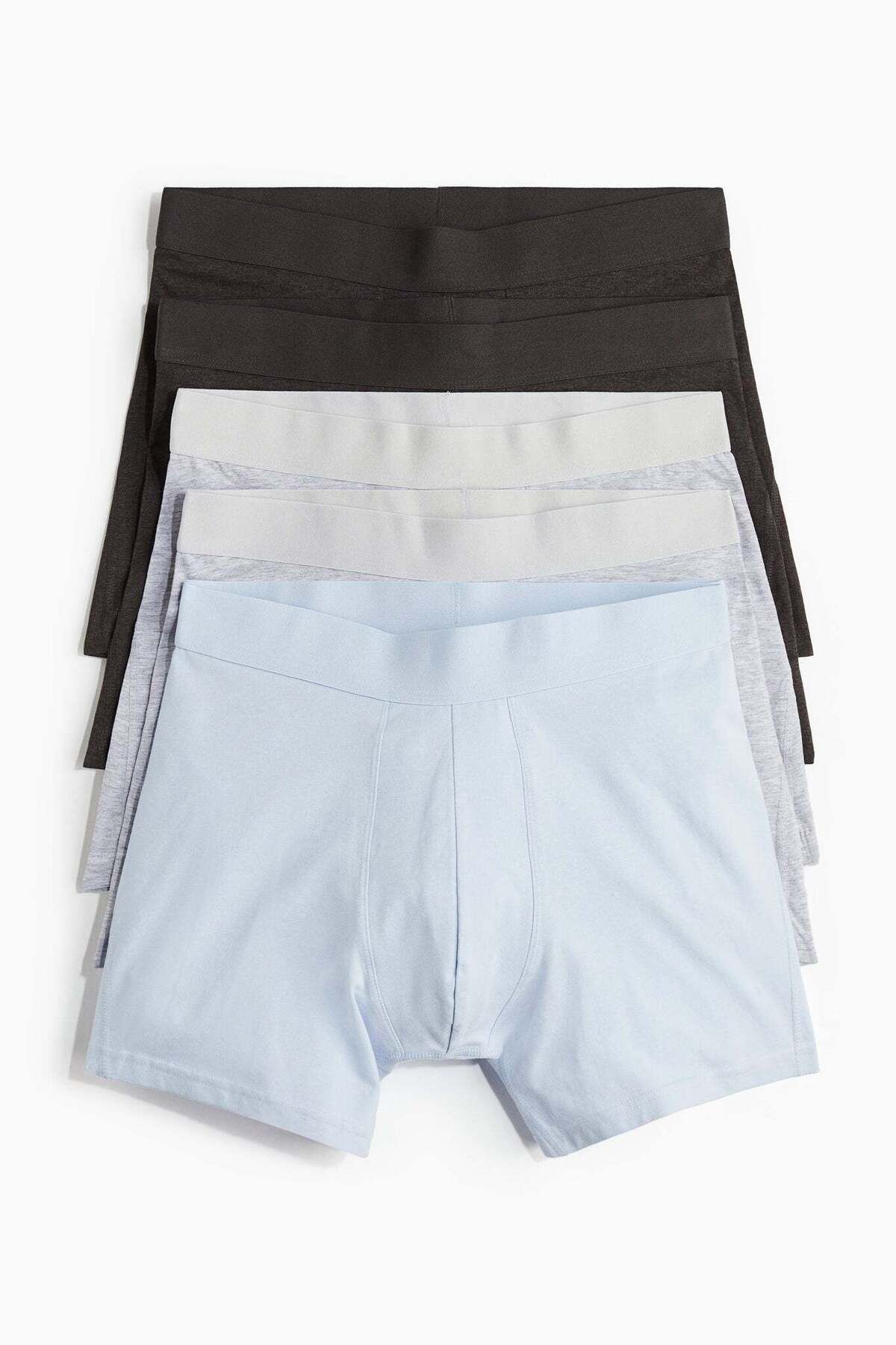 H&M-5-pack cotton mid trunks 1