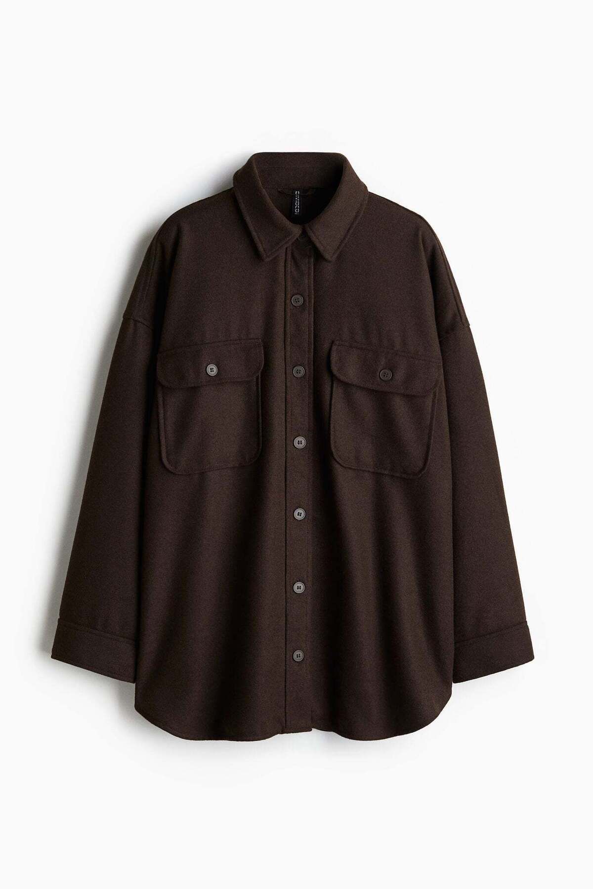 H&M-Oversized twill shirt 5