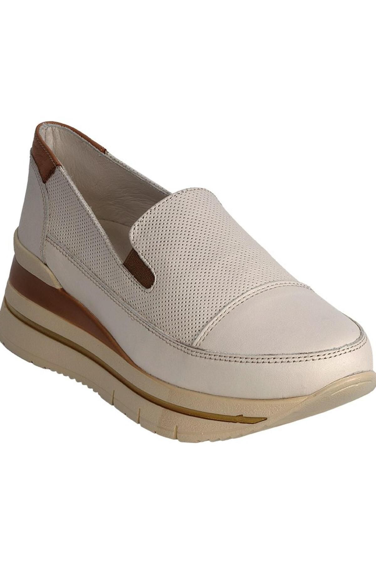 Mammamia D24ya-3690 Pantofi Cu Talpă Cu Pană Din Piele Pentru Femei Femeie - 40