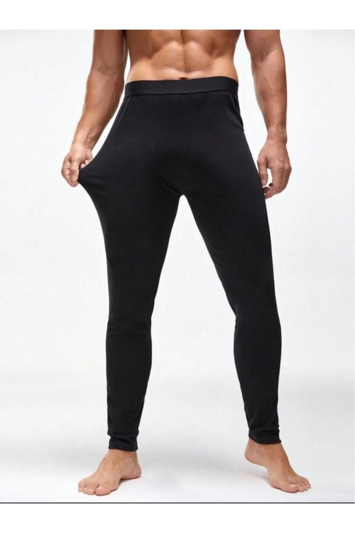 Sistina-Men's Black Thermal Tights - Men11 3