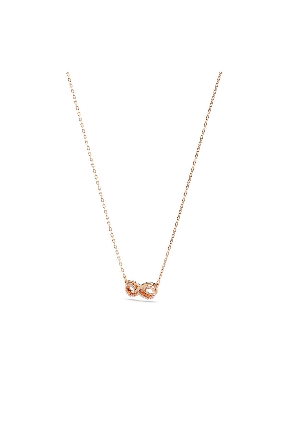Swarovski-Hyperbola Roségoudkleurige Ketting ve Kol Bandı Hediye Seti 5682483 5