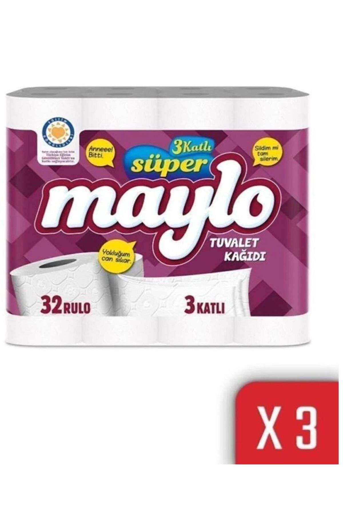 Maylo SÜPER MAYLO TUVALET KAĞIDI  (32Lİ)X3