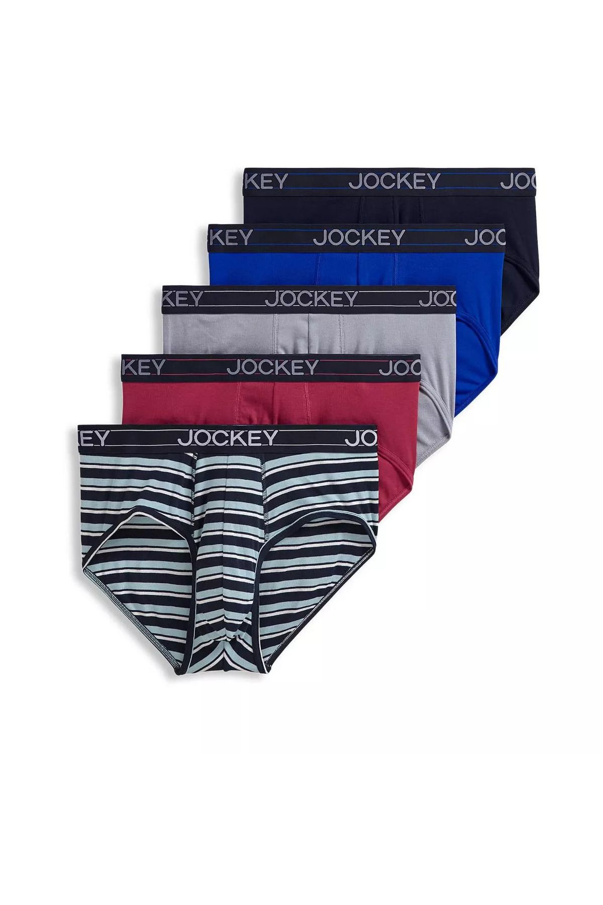 JOCKEY-Active Blend Staycool 5 Briefs Pack of 5 1