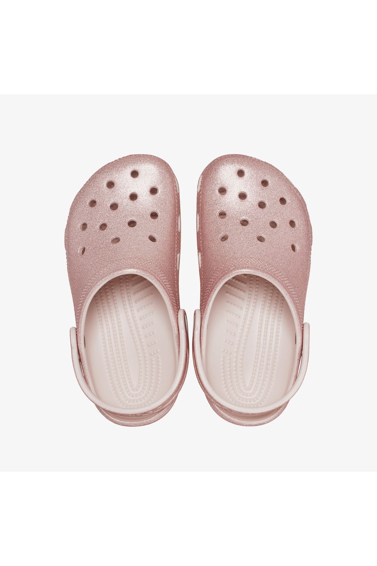 Crocs-Klasyczne, brokatowe klapki dziewczęce w chodakach 3