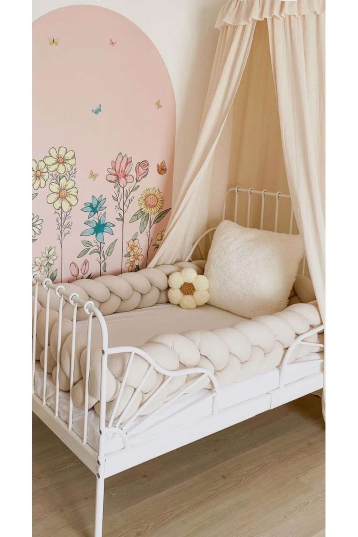 düğüm yastık 420 cm 3 Örgü Beşik Korumalık fotoğrafı 3 (önizleme)