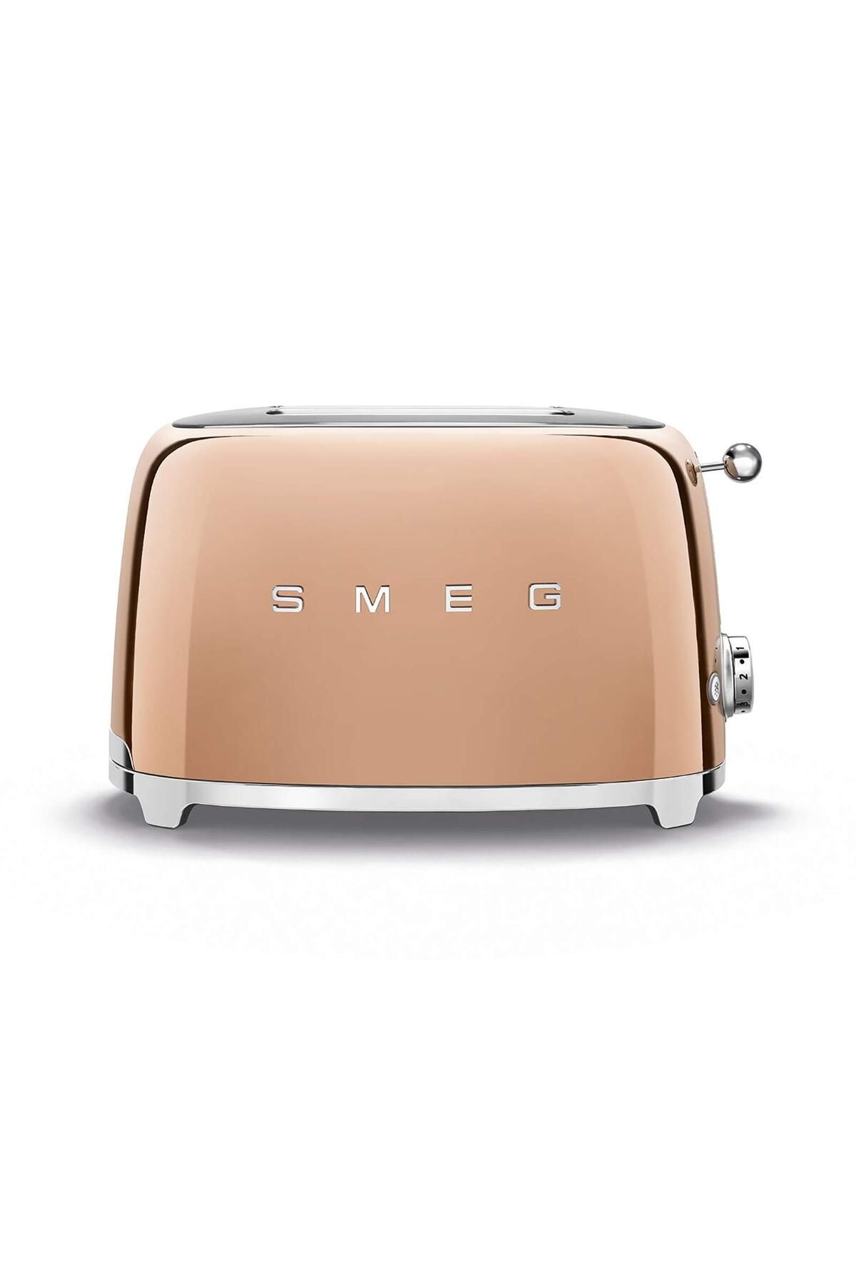 SMEG 2x2 Ekmek Kızartma Rose Gold Tsf01rgeu