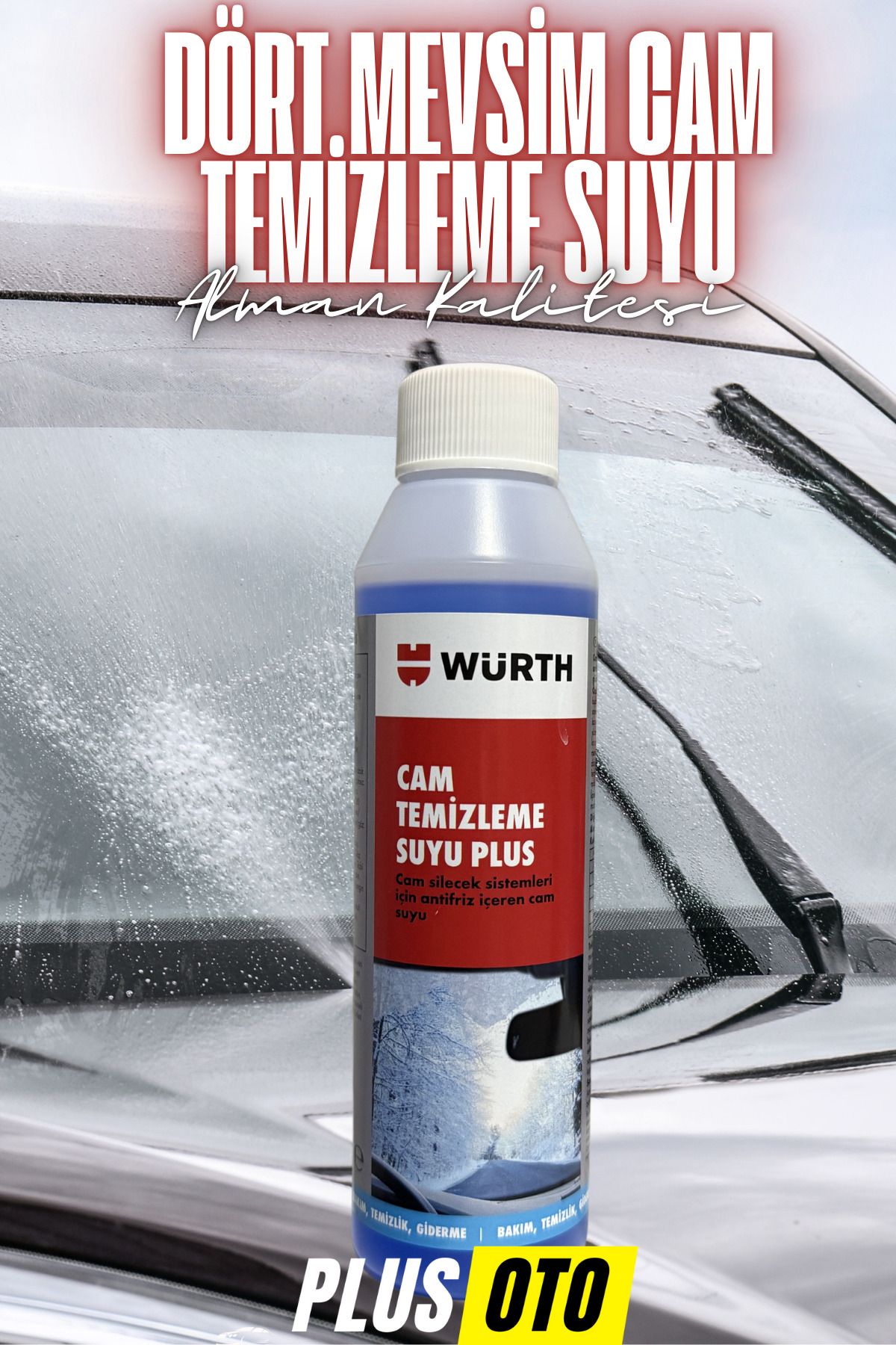 Würth Dört Mevsim Antifrizli Cam Temizleme Suyu  250 ml