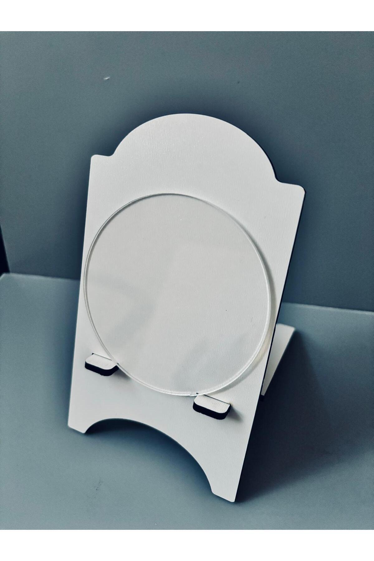 KendinYap YUVARLAK MODEL 8 CM 50 ADET ŞEFFAF PLEKSİ