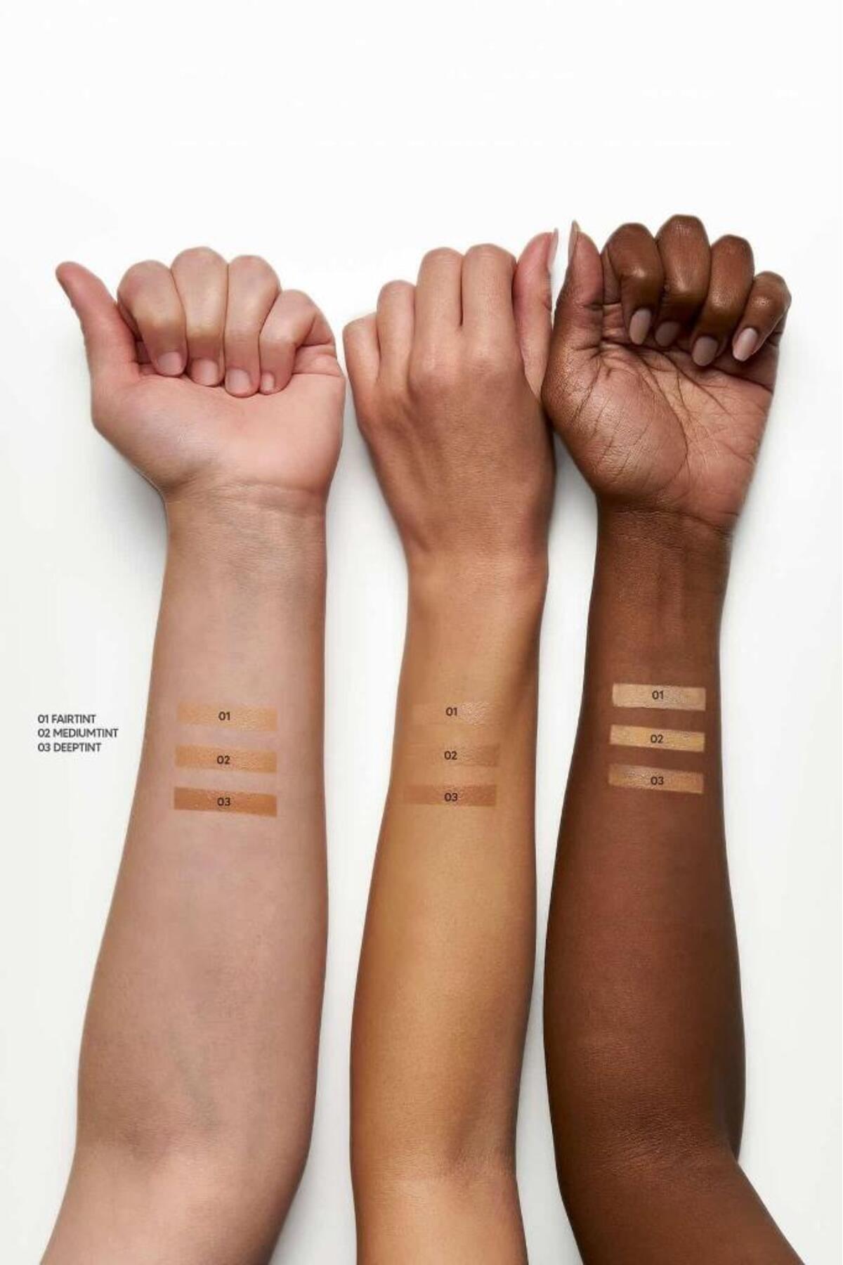 مرطوب‌کننده رنگی Nude Look شماره 03 با رنگ عمیق حاوی بابونه و اسید هیالورونیک - 32 میلی‌لیتر