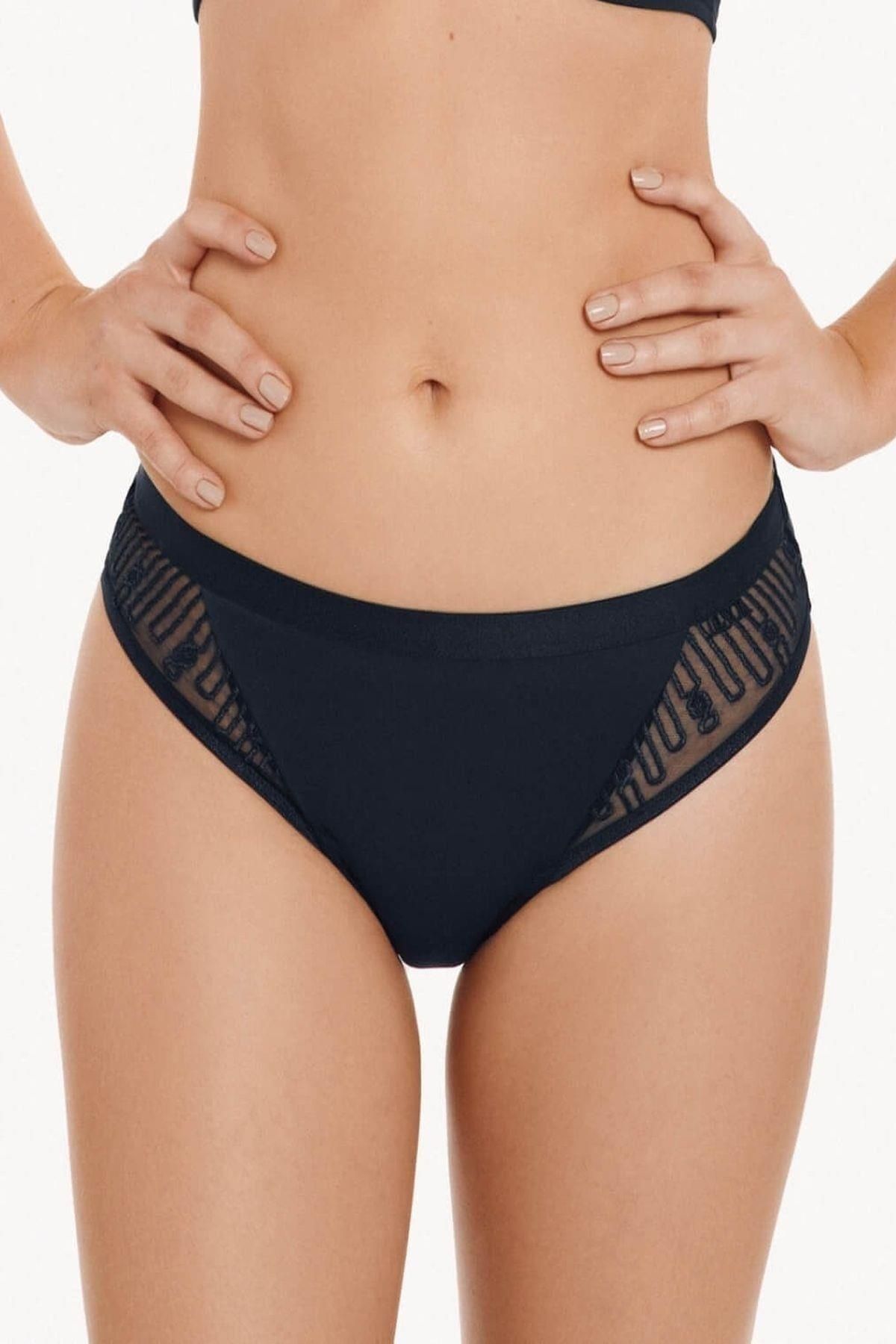 Lisca-22259 Ivonne Smoke Color Slip Chiloți 4