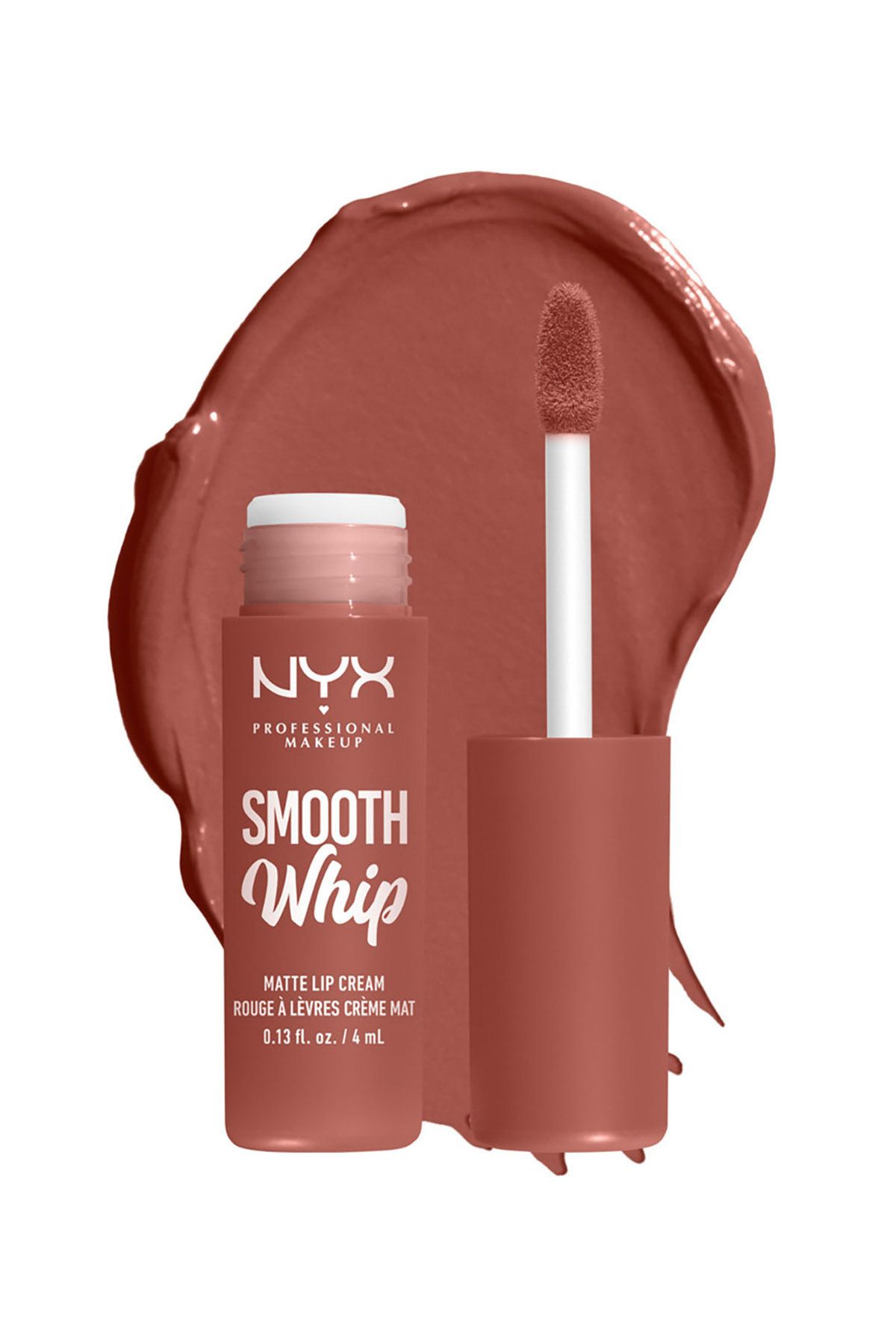 NYX Professional Makeup Smooth Whip Kremsi Likit Mat Ruj - Teddy Fluff-8