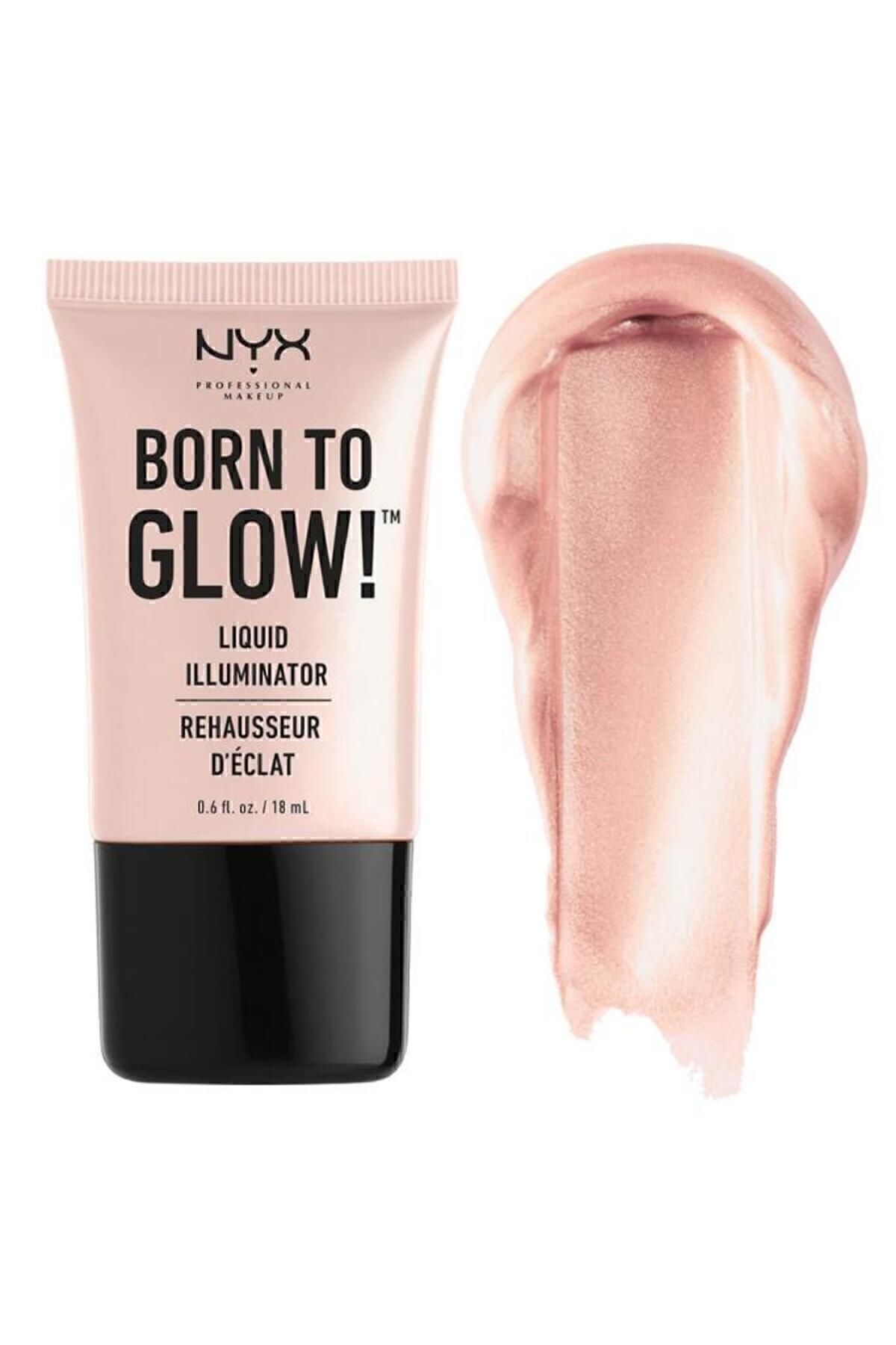 NYX Professional Makeup-مضيء سائل - Born To Glow Liquid Illuminator Sunbeam 18 مل800897818432 6