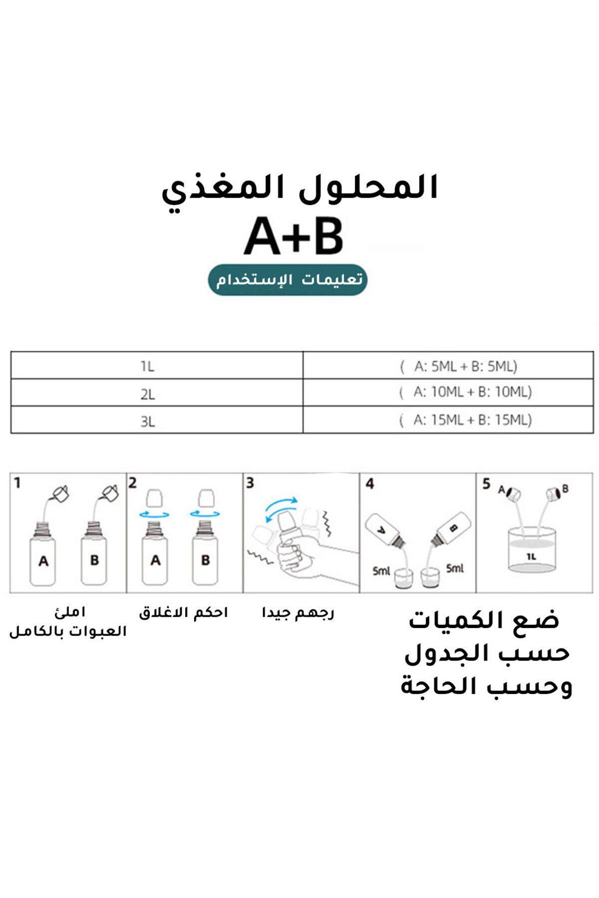 Generic-مجموعة سماد AB للزراعة المائية من Lilife 3