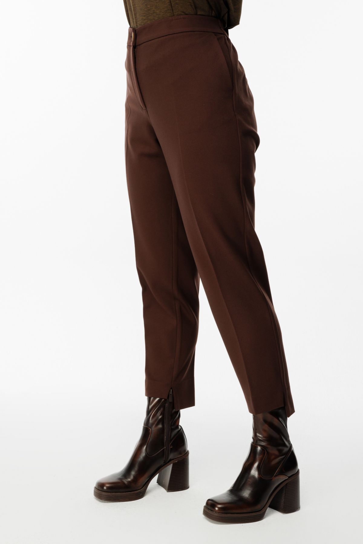 Ekol-Lycra Large Size Trousers with Elastic Waist 4