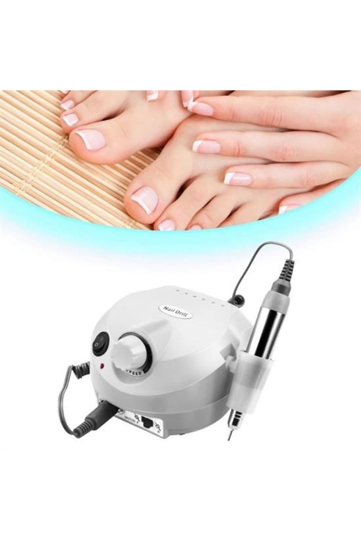 Easy Tedarik 65 Watt Profesyonel Ev Tipi Pratik Manikür Pedikür Tırnak Bakım Seti