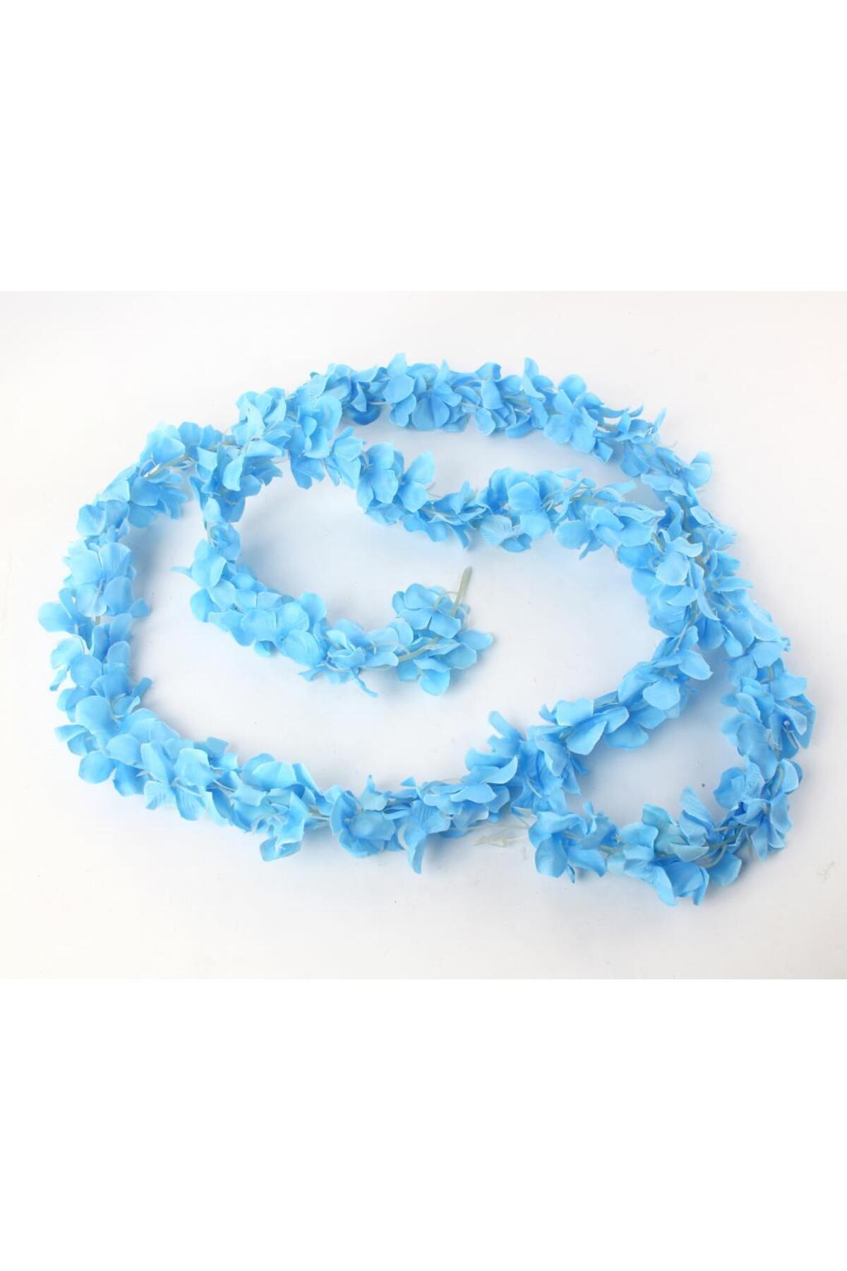 Artificial Flower Hanging Hydrangea Flower 100 cm BLUE