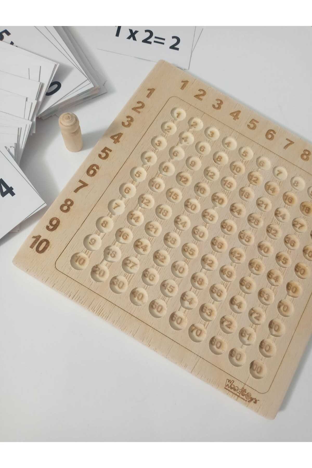 بازی پلاگ‌های عددی چوبی مونته‌سوری