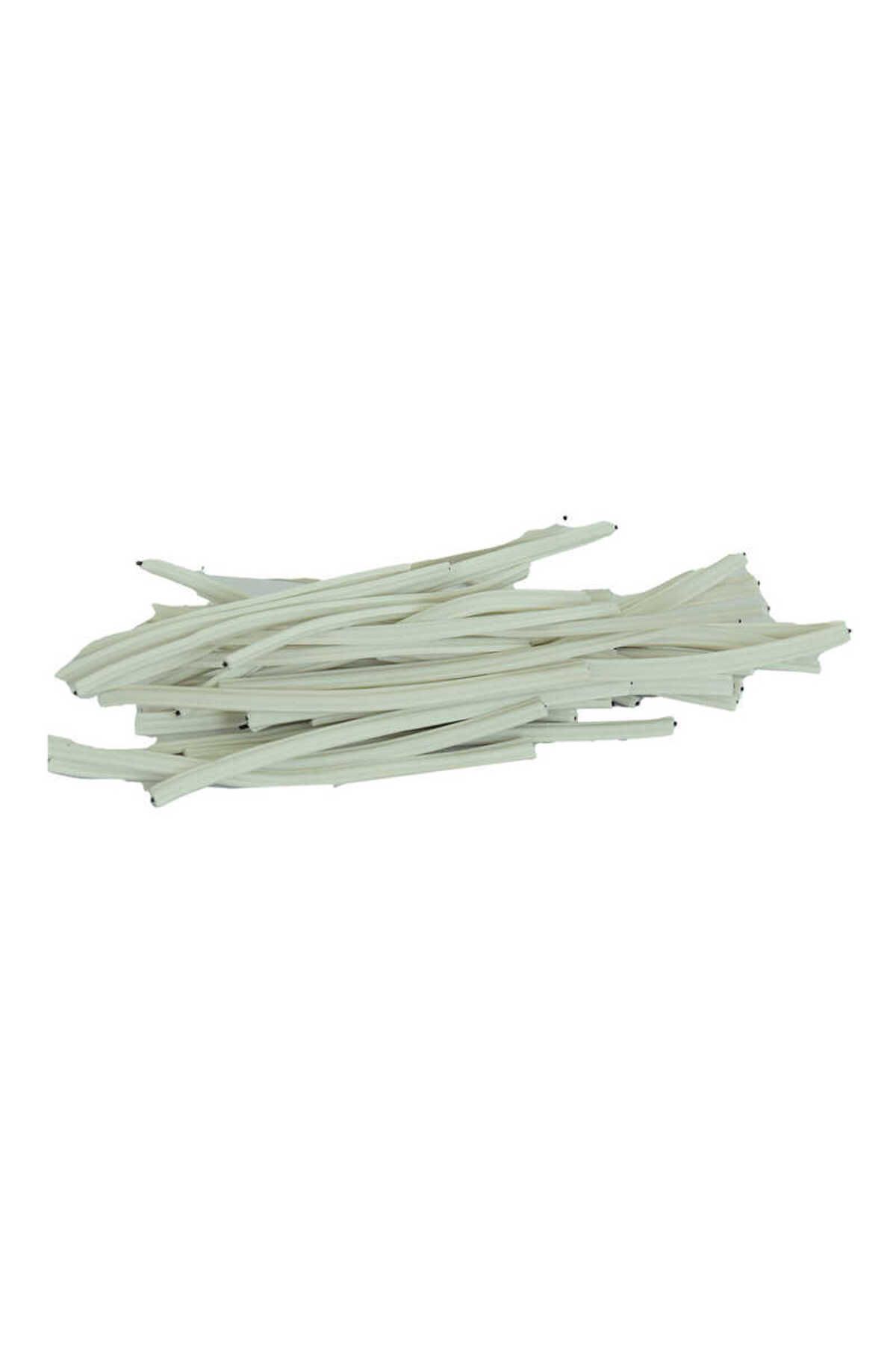 BYR Fırsat Byr Bağlama Teli Tel Klips Pvc Kaplamalı Beyaz 100 Gr Takribi 100 Adetli 1 Paket Yeni