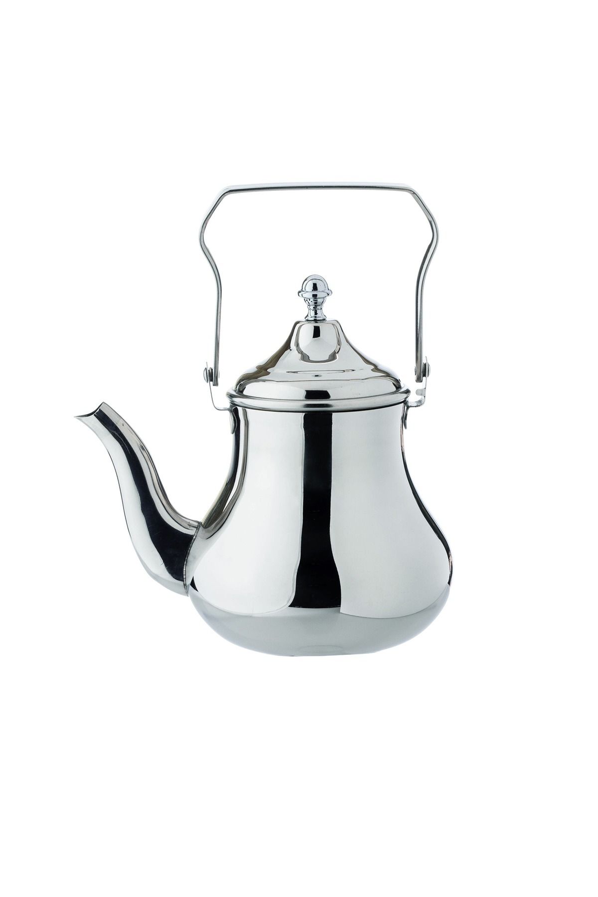 Dania-Stainless Steel Tea Pot Set 3 Pieces Of Different Sizes Hanging Handle 3