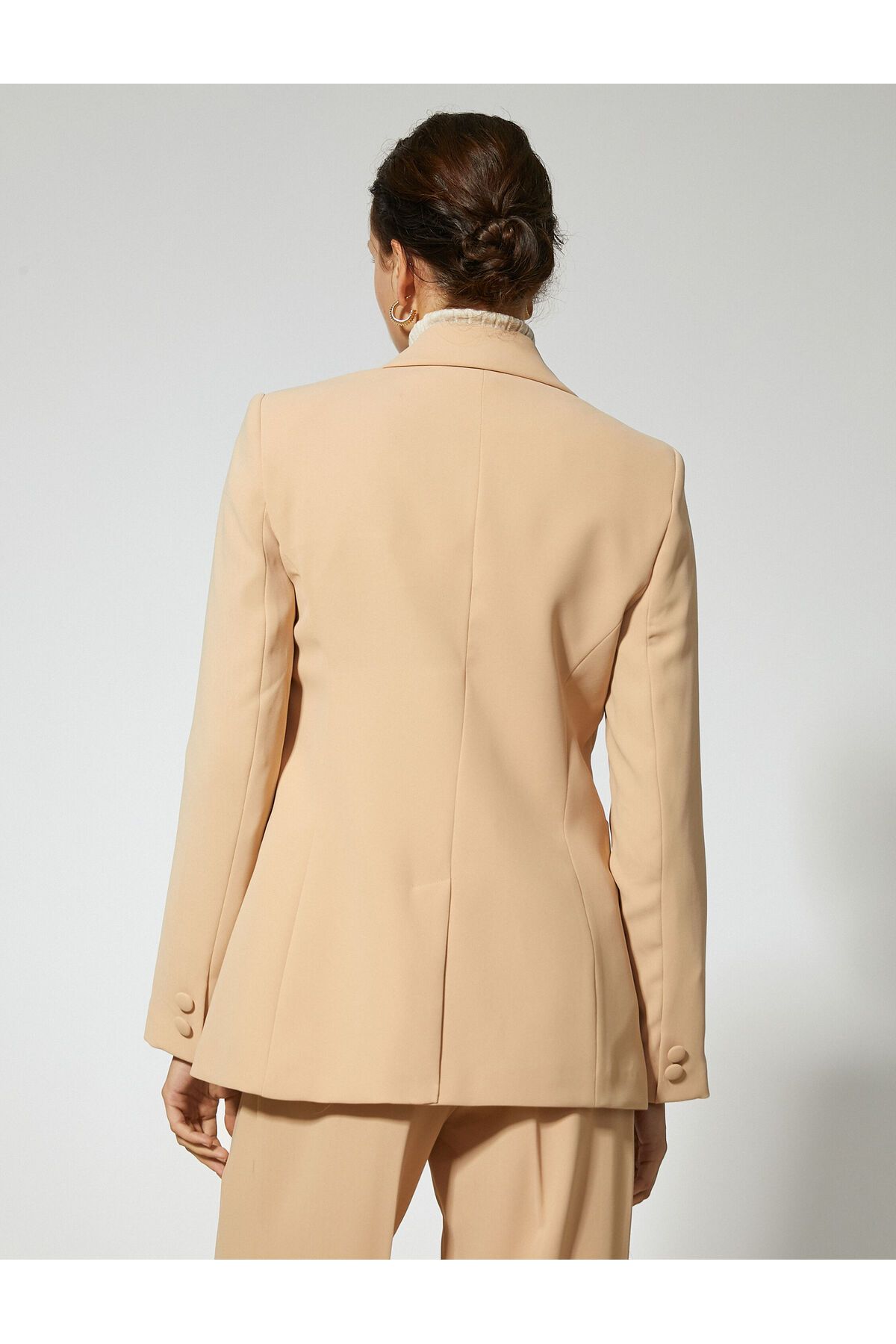 Koton-Single Button Blazer Jacket Design 4