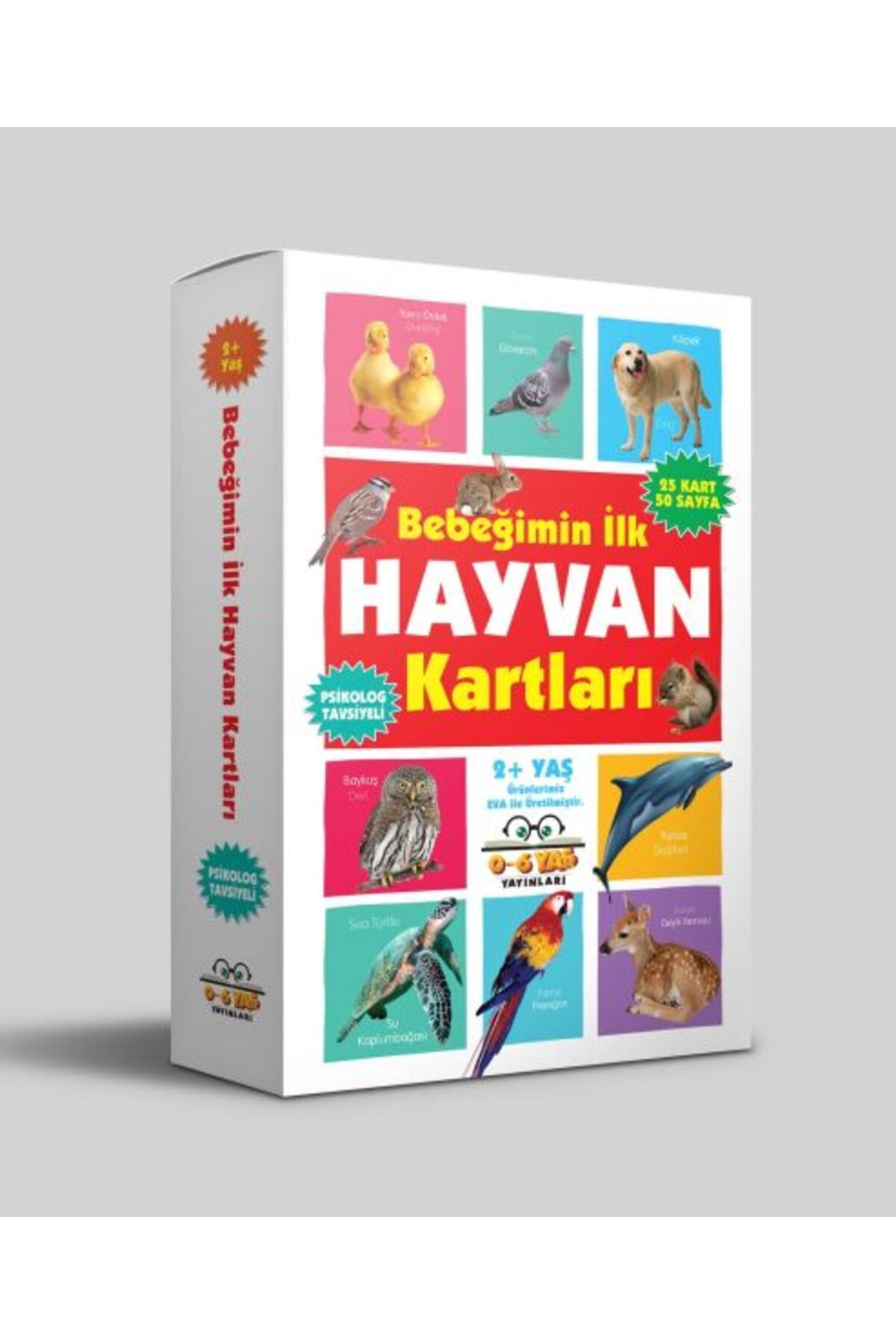 0-6 Yaş Yayınları Bebeğimin İlk Hayvan Kartları (2+ Yaş)
