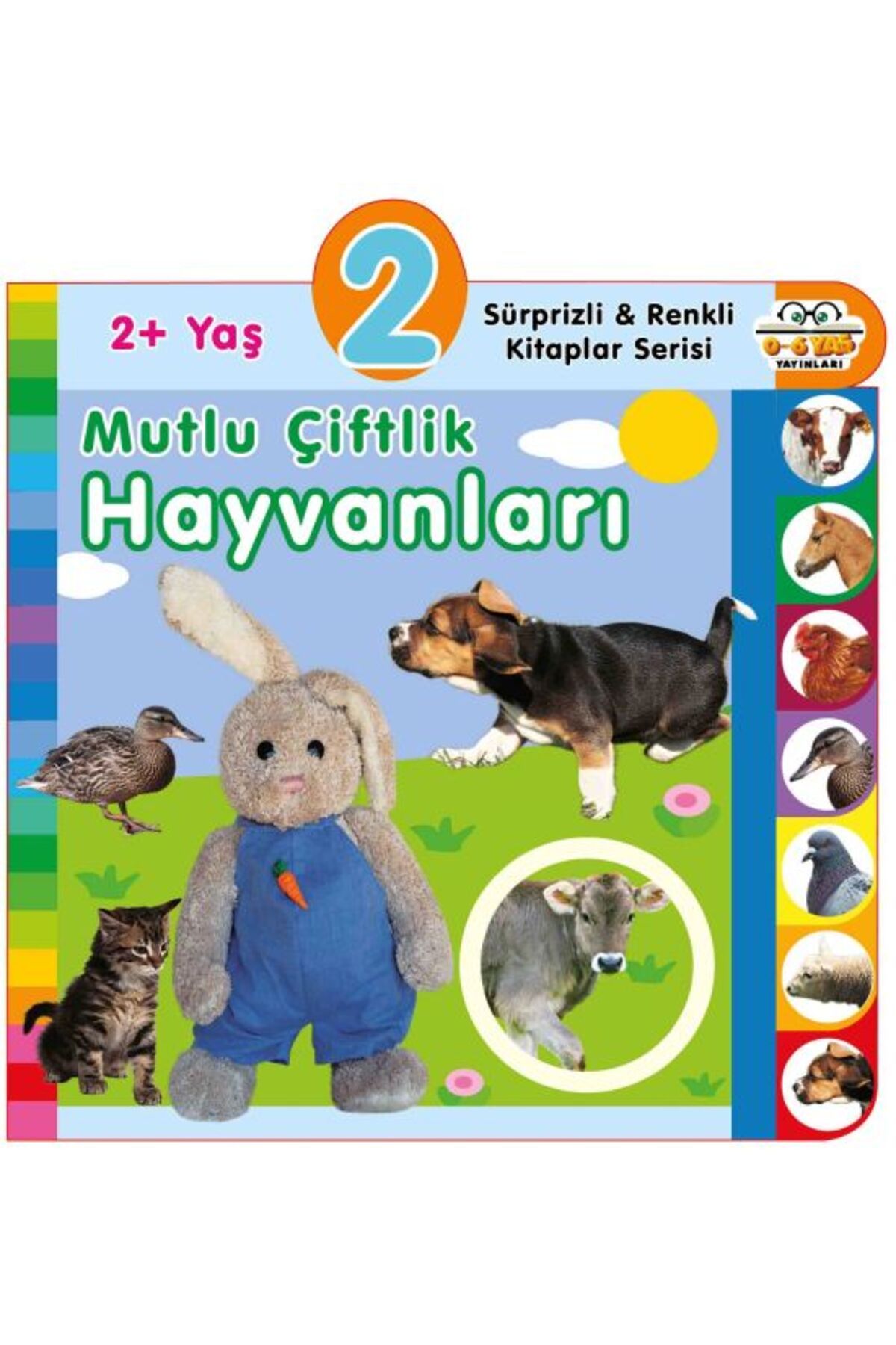 0-6 Yaş Yayınları Yaş Mutlu Çiftlik Hayvanları (2+Yaş)