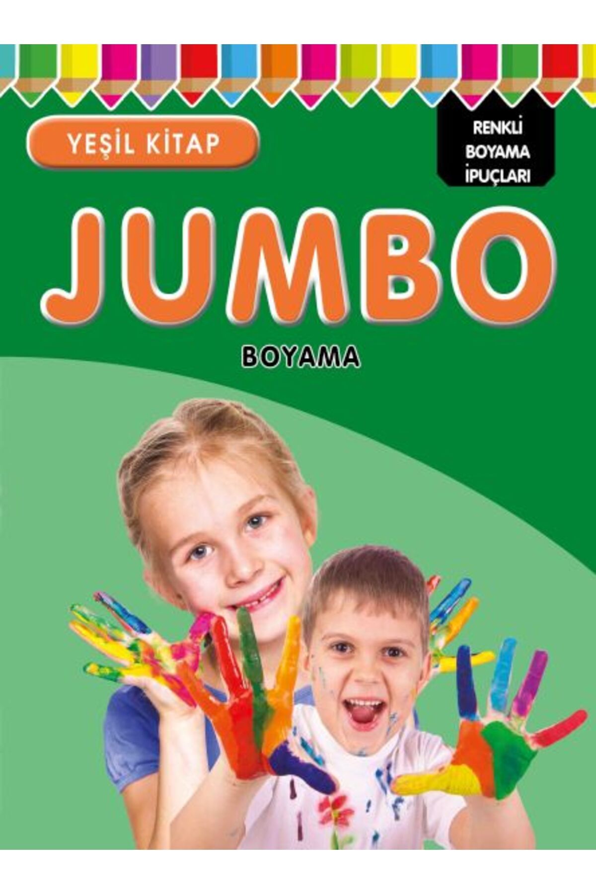Türk Dil Kurumu Yayınları Jumbo Boyama Yeşil Kitap