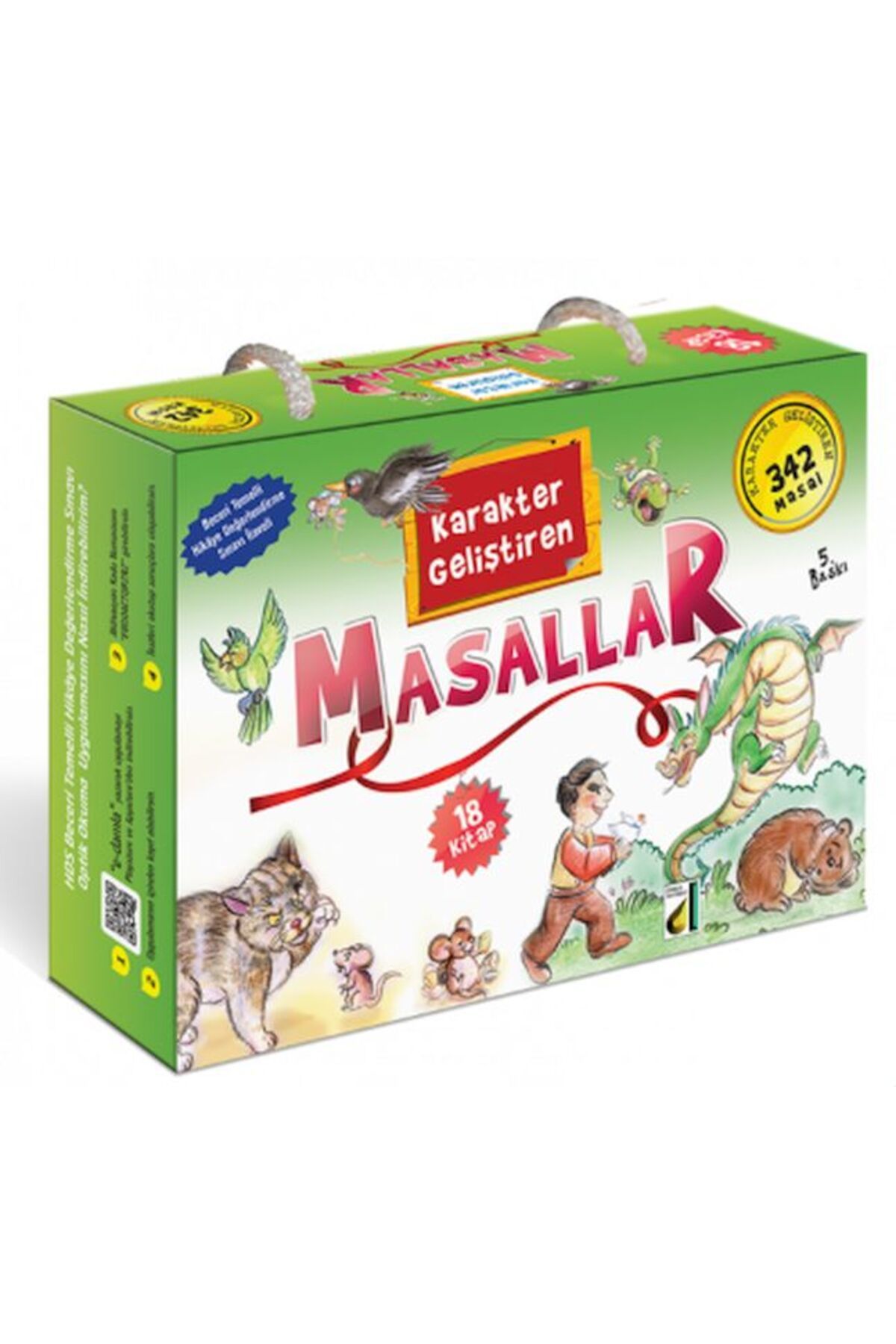 Türk Dil Kurumu Yayınları Karakter Geliştiren Masallar Seti (18 Kitap)