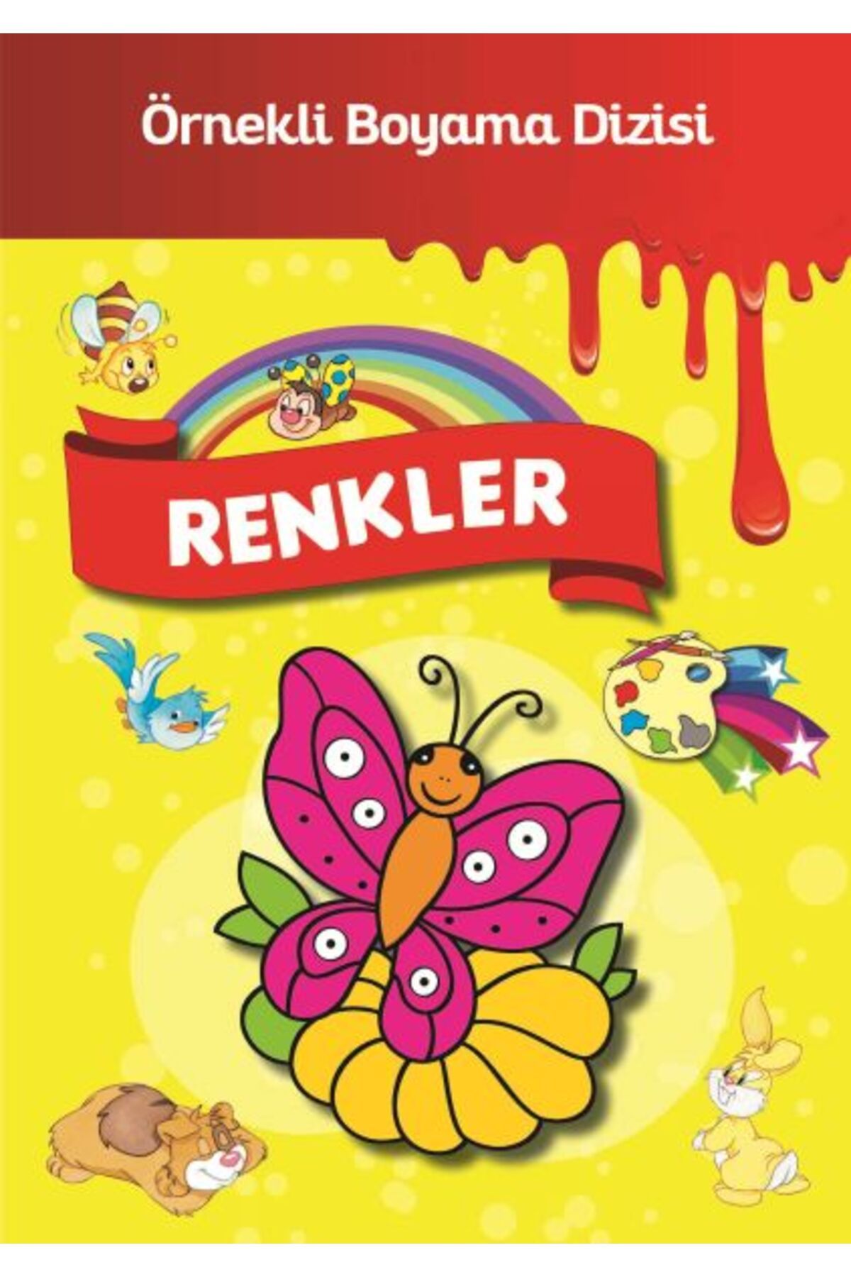 Karma Kitaplar Örnekli Boyama - Renkler