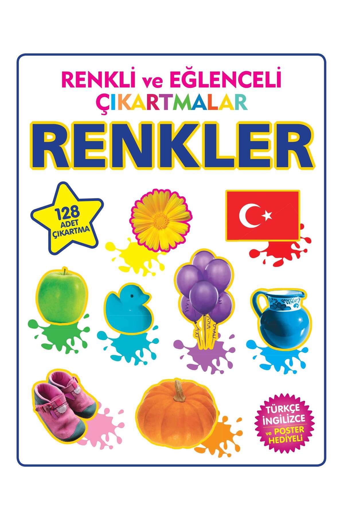 Karma Kitaplar Renkli ve Eğlenceli Çıkartmalar Renkler
