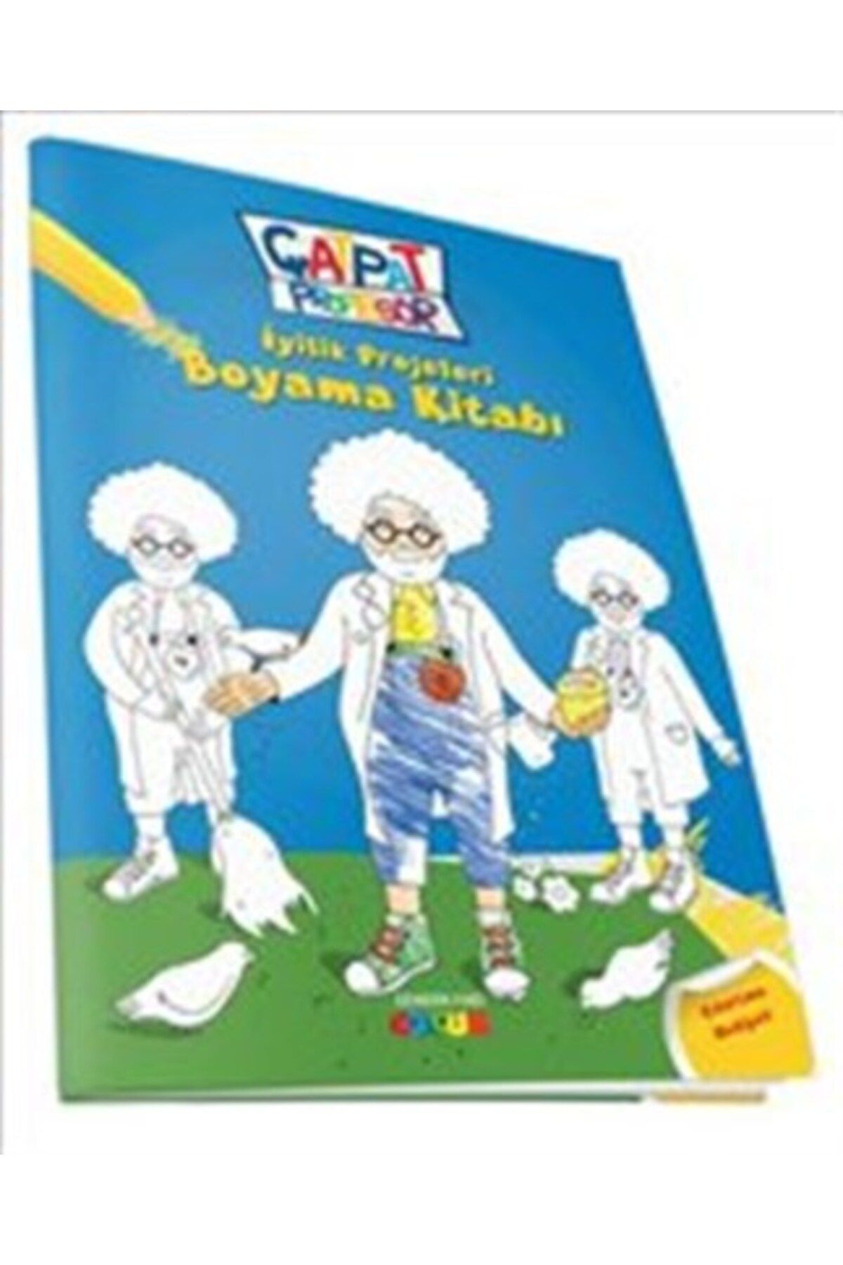 Türk Dil Kurumu Yayınları Çatpat Profesör / İyilik Projeleri Boyama Kitabı