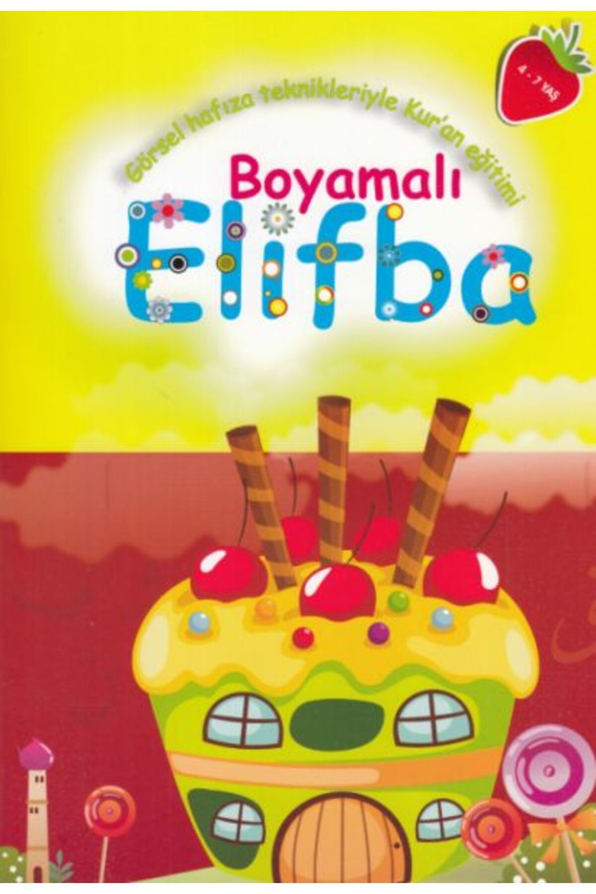 Karma Kitaplar Boyamalı Elifba (4 +Yaş)