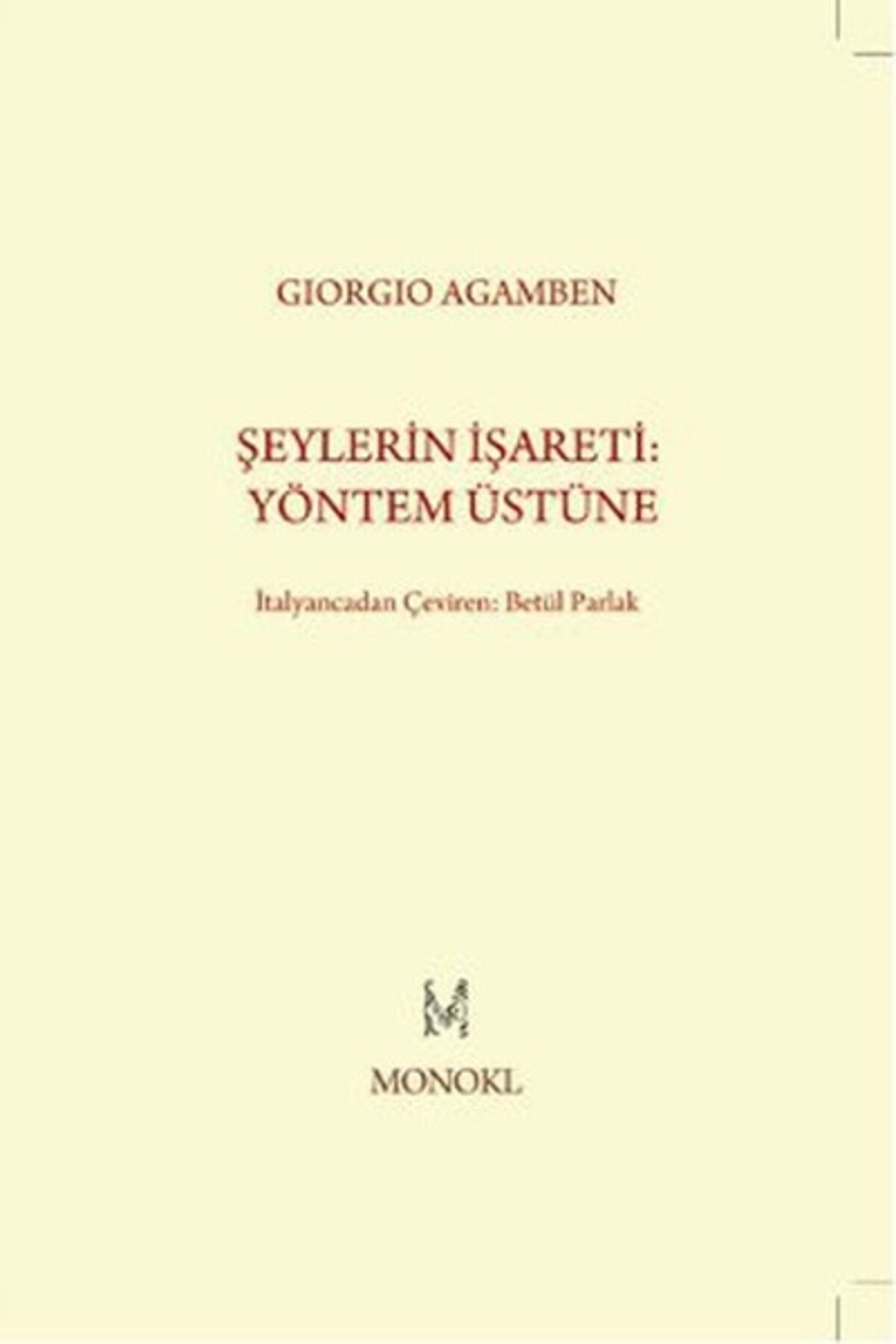 Karma Kitaplar Şeylerin İşareti: Yöntem Üstüne
