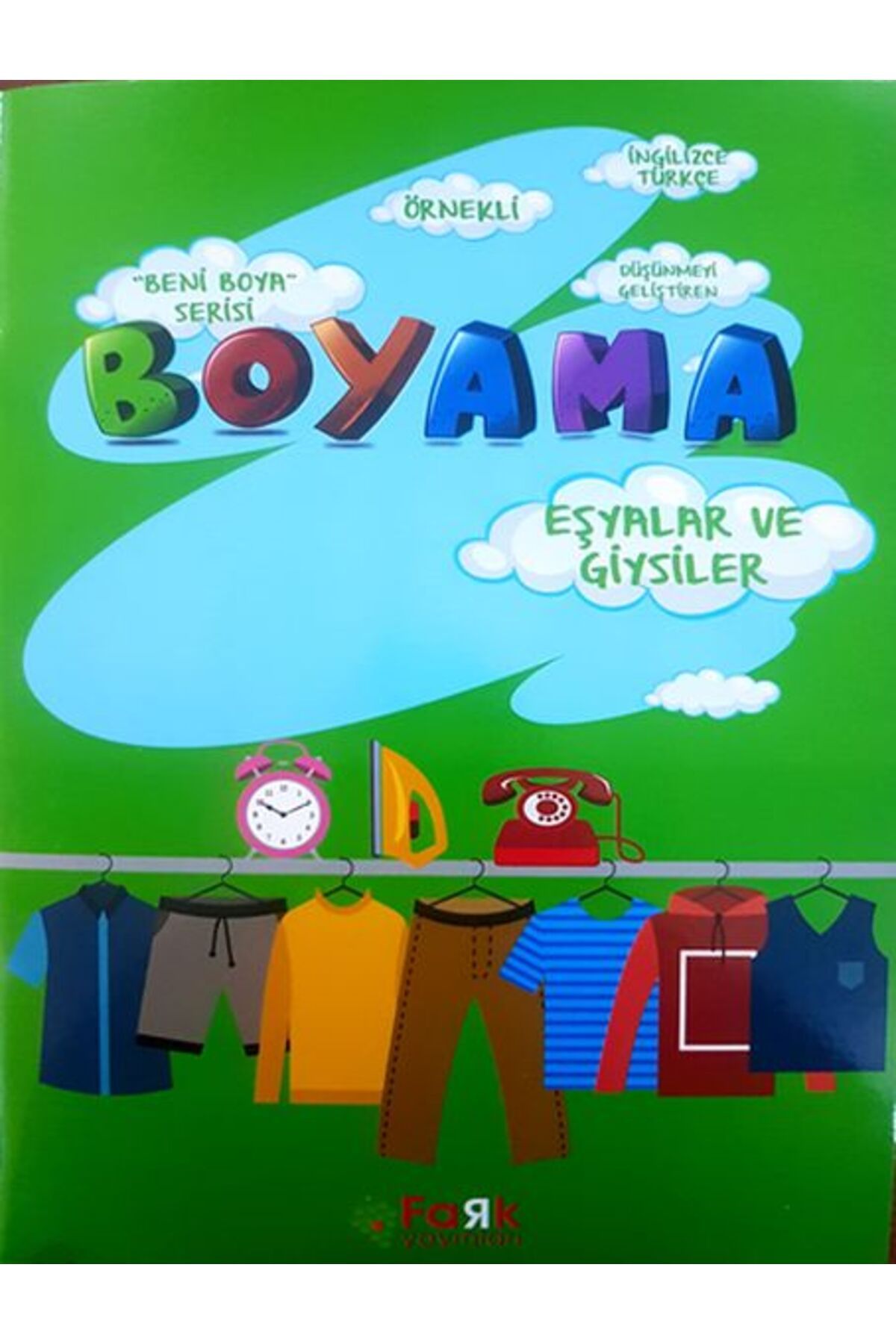 Fark Yayınları Beni Boya Serisi - Eşyalar ve Giysiler