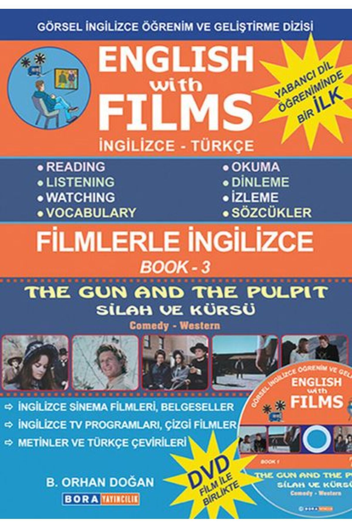Bora Yayıncılık English with Films Book 3 (DVD'li)