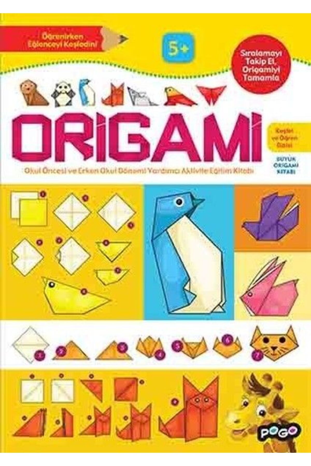 Türk Dil Kurumu Yayınları Keşfet ve Öğren Dizisi - Origami (5 + Yaş)