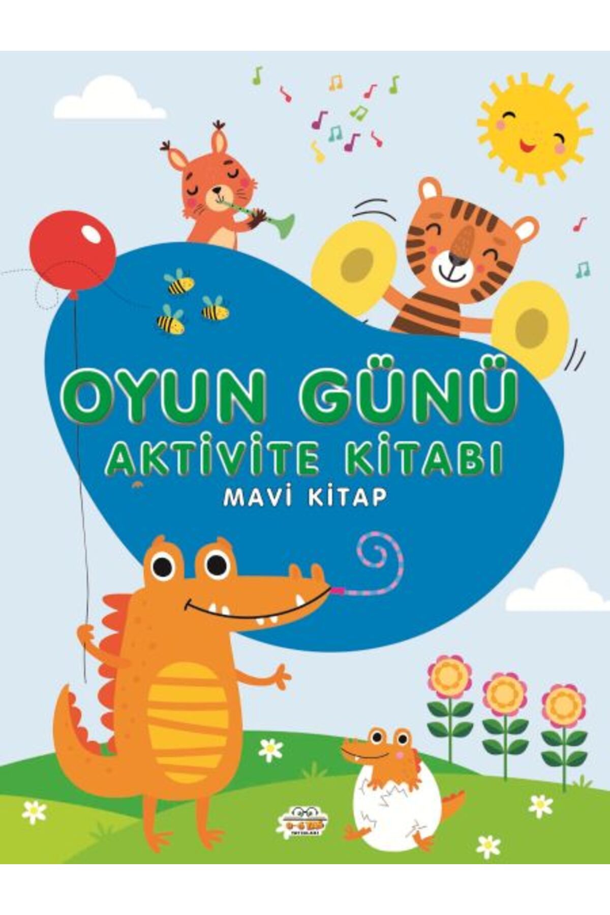 0-6 Yaş Yayınları Oyun Günü Aktivite Kitabı Mavi Kitap