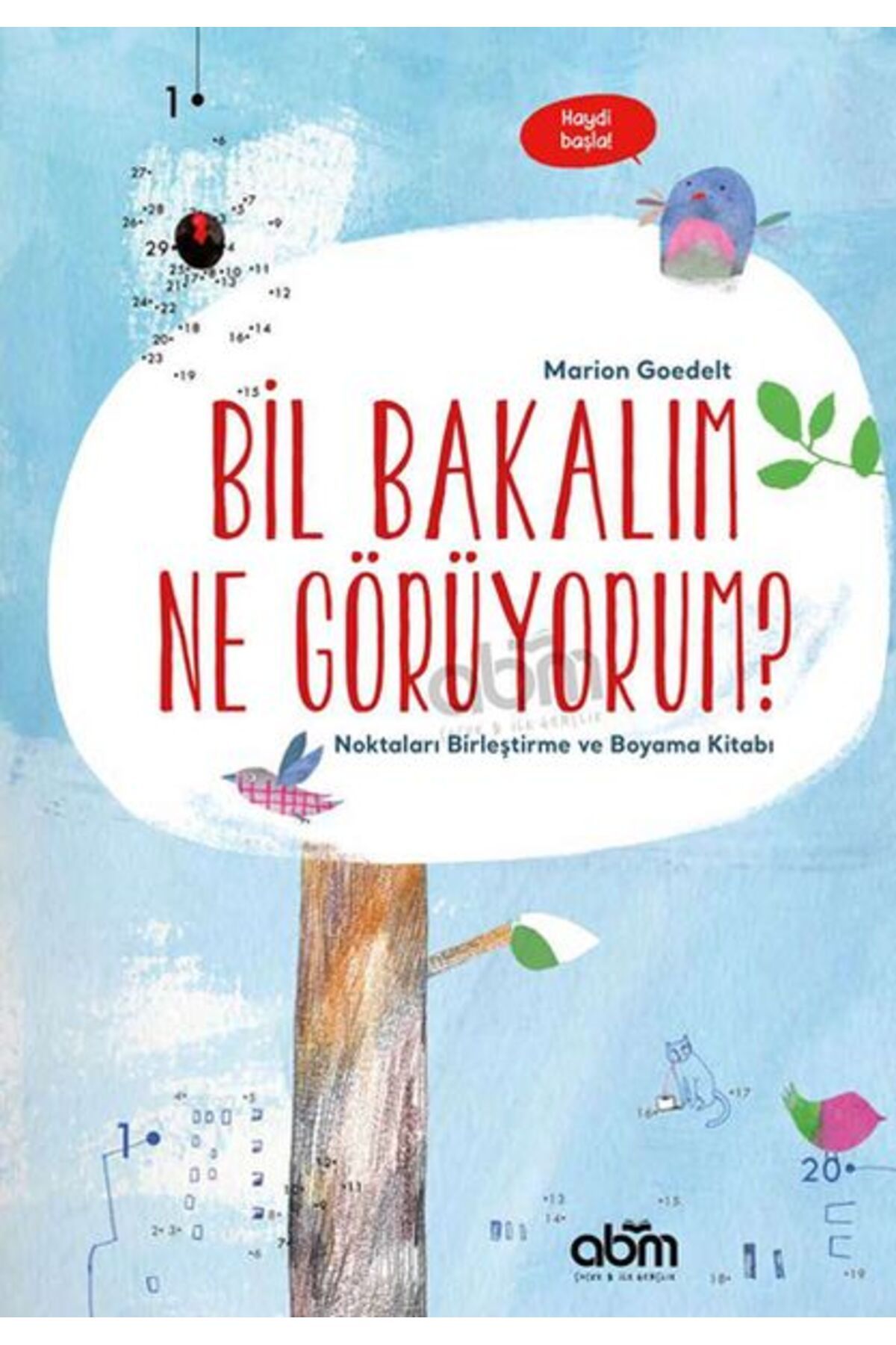 Abm Yayınevi Bil Bakalım Ne Görüyorum? - Noktaları Birleştirme ve Boyama Kitabı