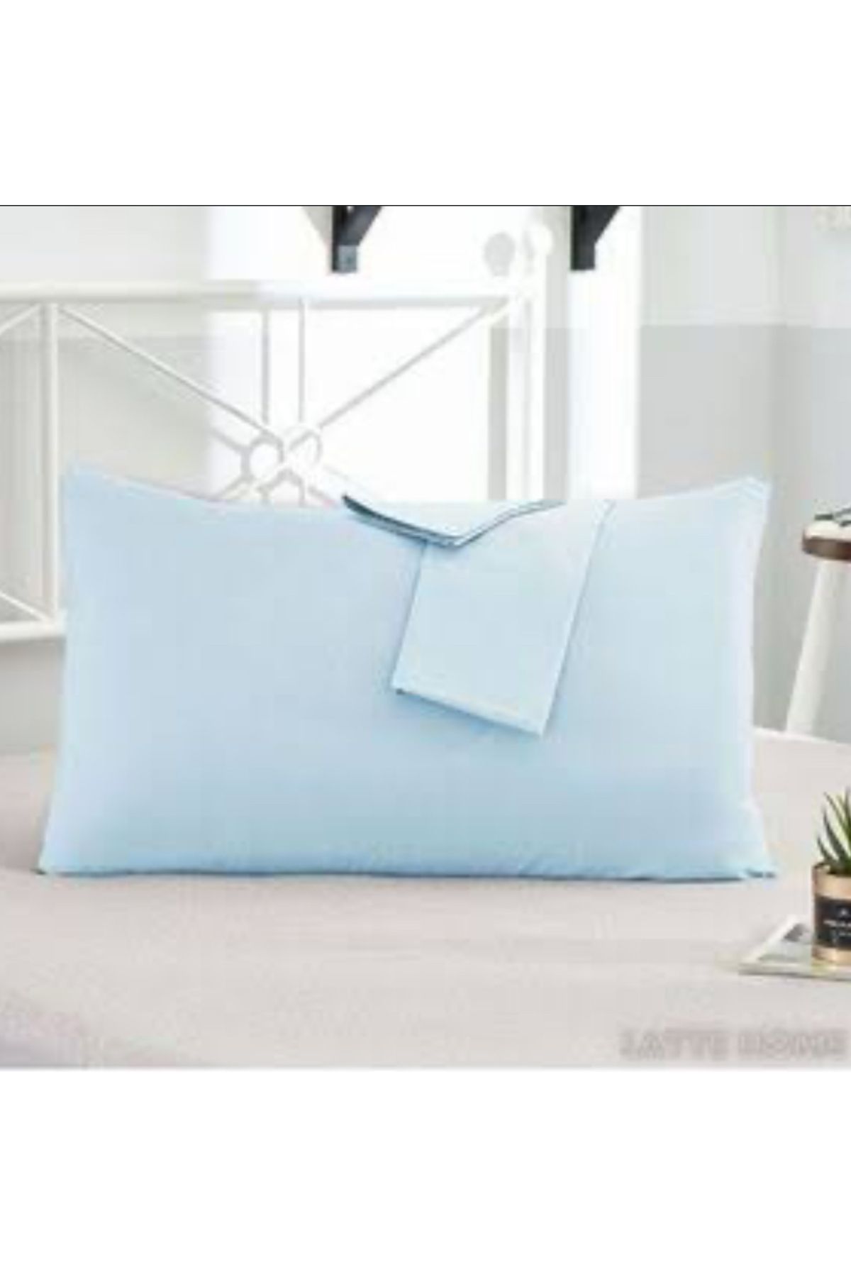 GERCELLA-Blue 100% Cotton Pillow Case Pillow Case (50X70Cm) - 2 Pieces 2