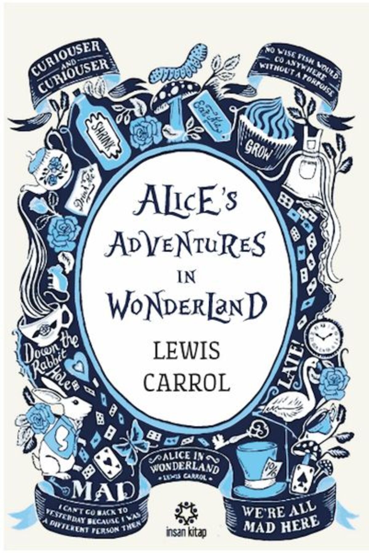 İnsan Kitap Alice's Adventures In Wonderland Ciltli
