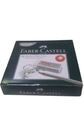 Faber 20 adet büyük boy dust-free faber silgi