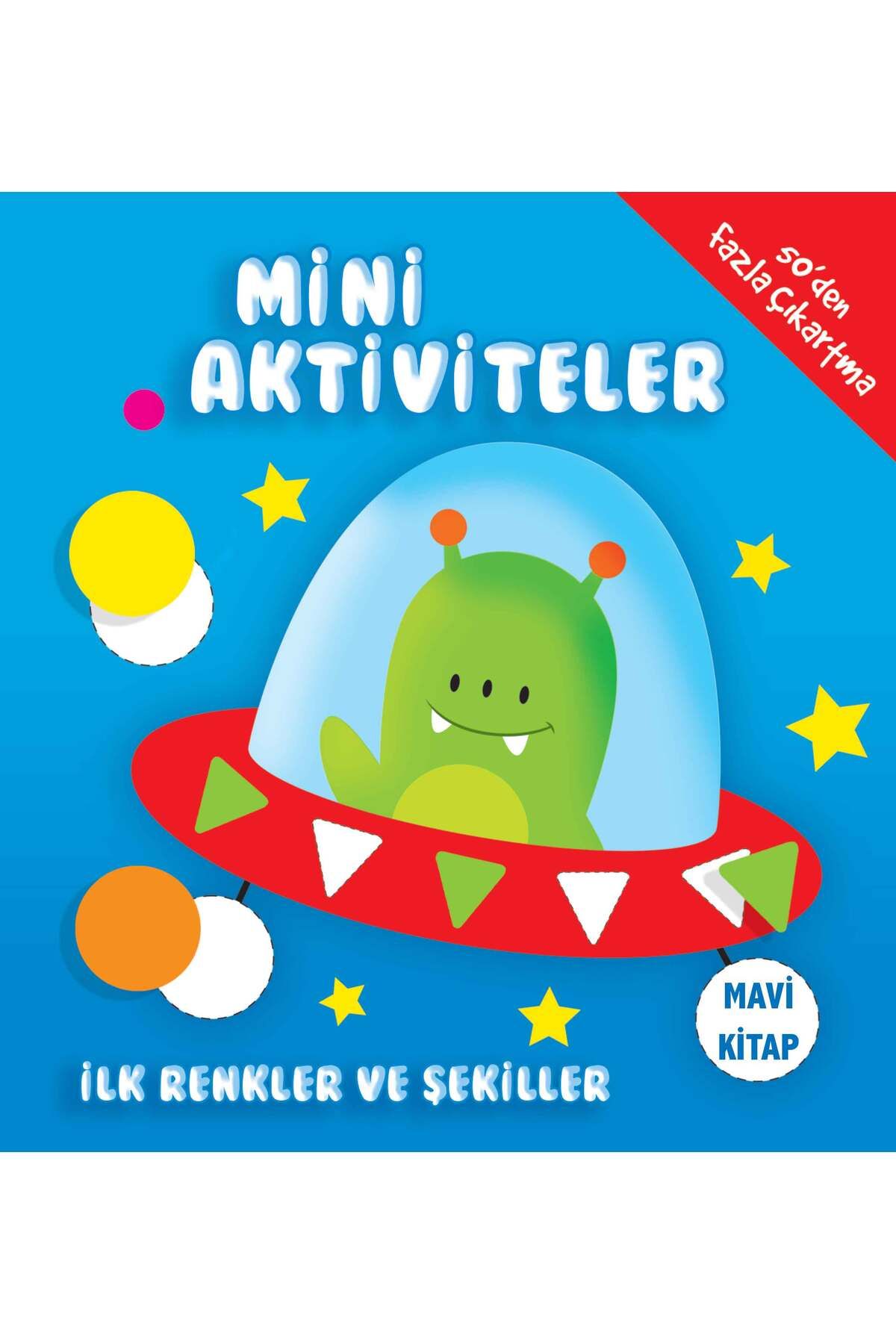 Türk Dil Kurumu Yayınları Mini Aktiviteler - İlk Renkler ve Şekiller (Mavi Kitap)