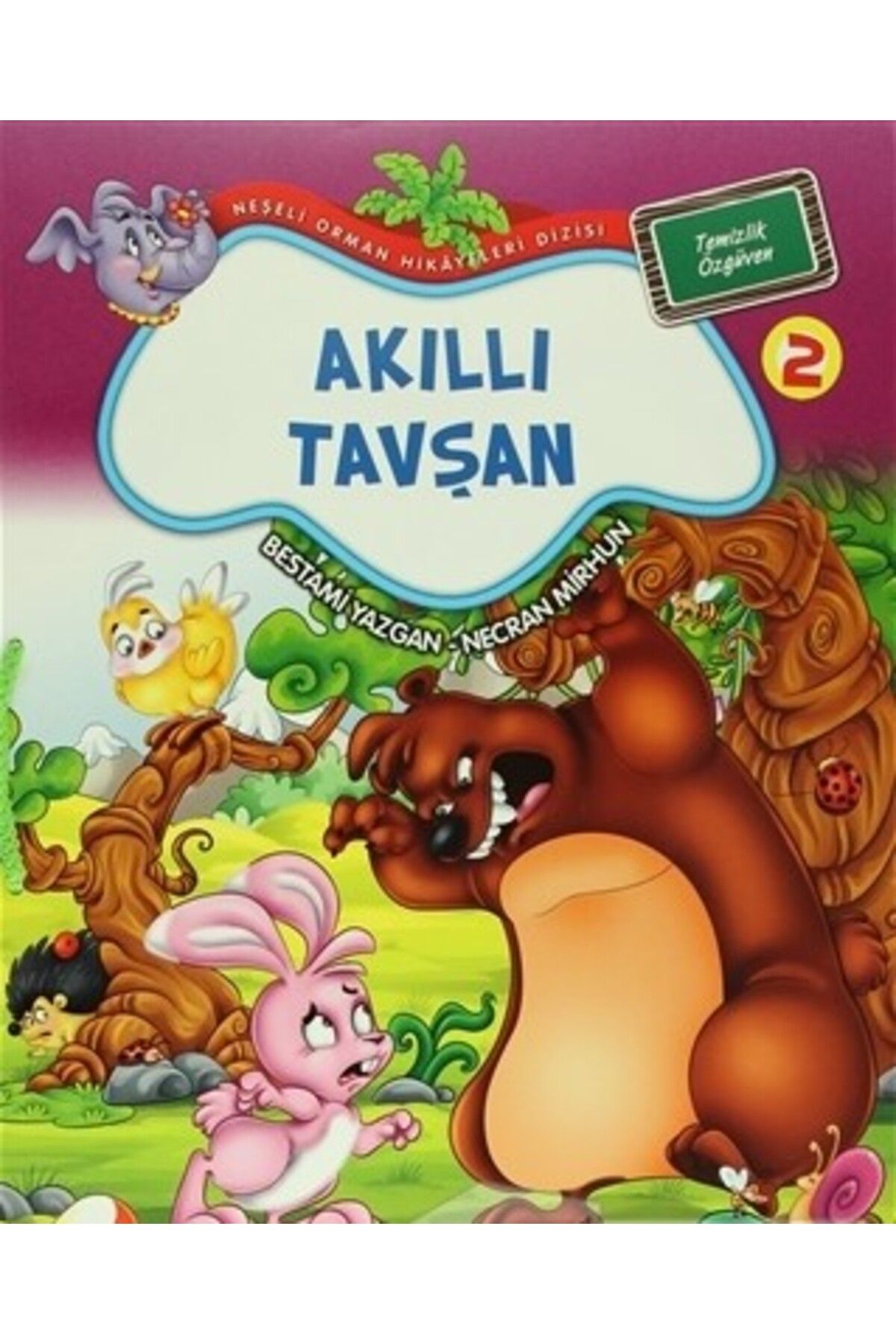 Karma Kitaplar Akıllı Tavşan / Neşeli Orman Hikayeleri (Büyük Boy) kitap(Korunakli Posetle)