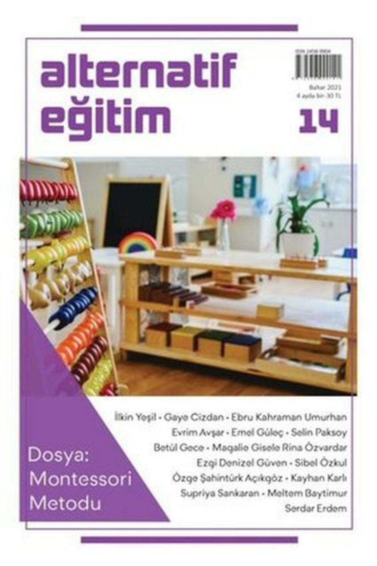 Pınar Yayınları Alternatif Eğitim Dergisi 14.Sayı Montessori Metodu