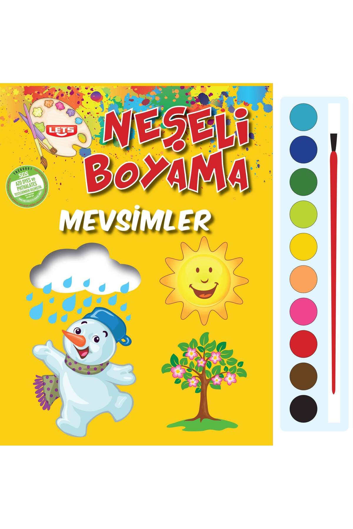 Türk Dil Kurumu Yayınları Neşeli Boyama - Mevsimler