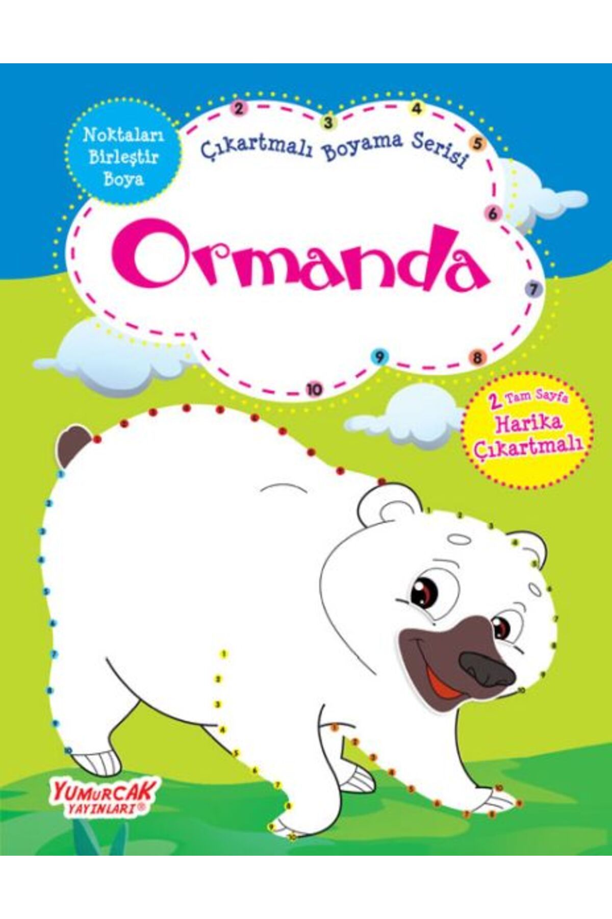 Karma Kitaplar Çıkartmalı Boyama Serisi (6 Kitap Takım) kitap (Korunakli Posetle)