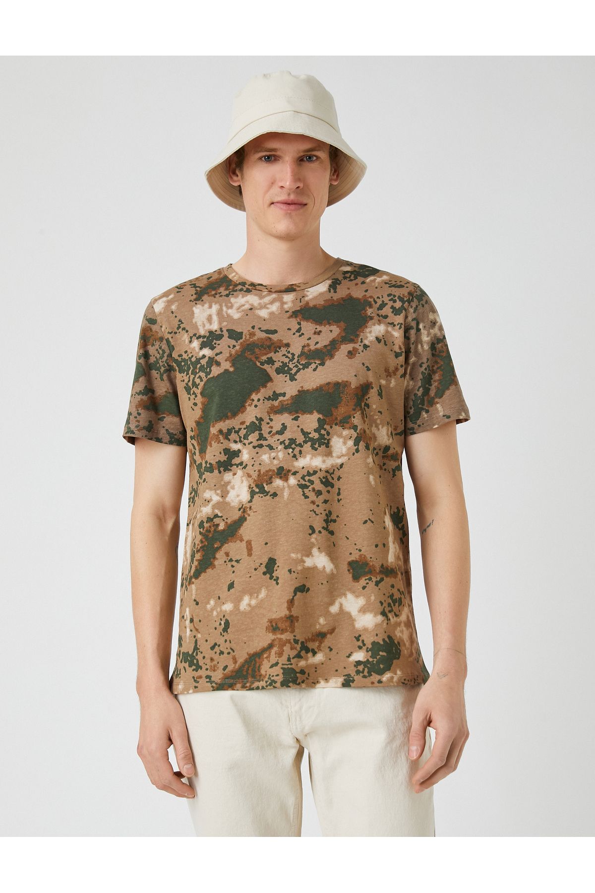 Koton-T-Shirt mit Tarnmuster 3