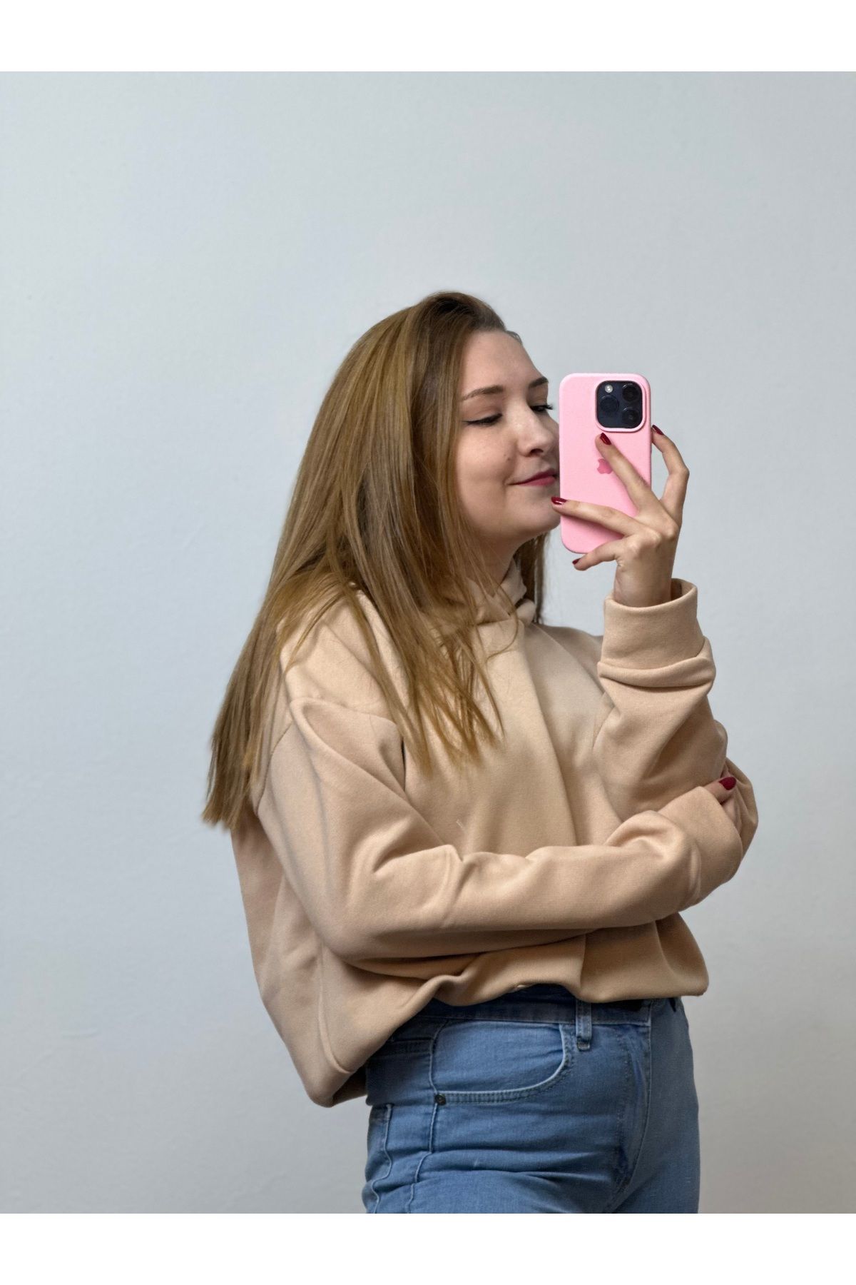 es ess collection-Unisex Camel Sweatshirt - Three Thread Raster 5